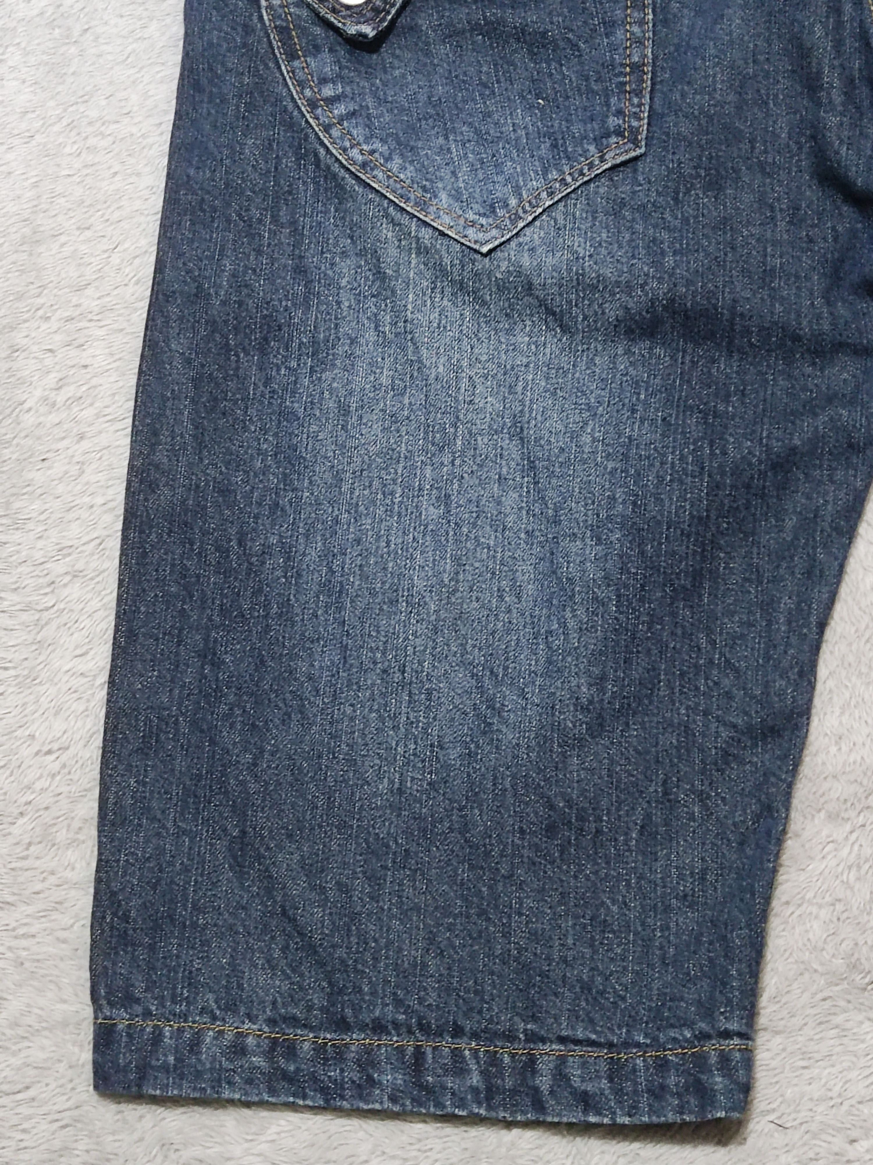JNCO Piko JDM 3D Embossed Logo Denim Jorts Y2K Surf Skate Size US 31 - 12 Thumbnail