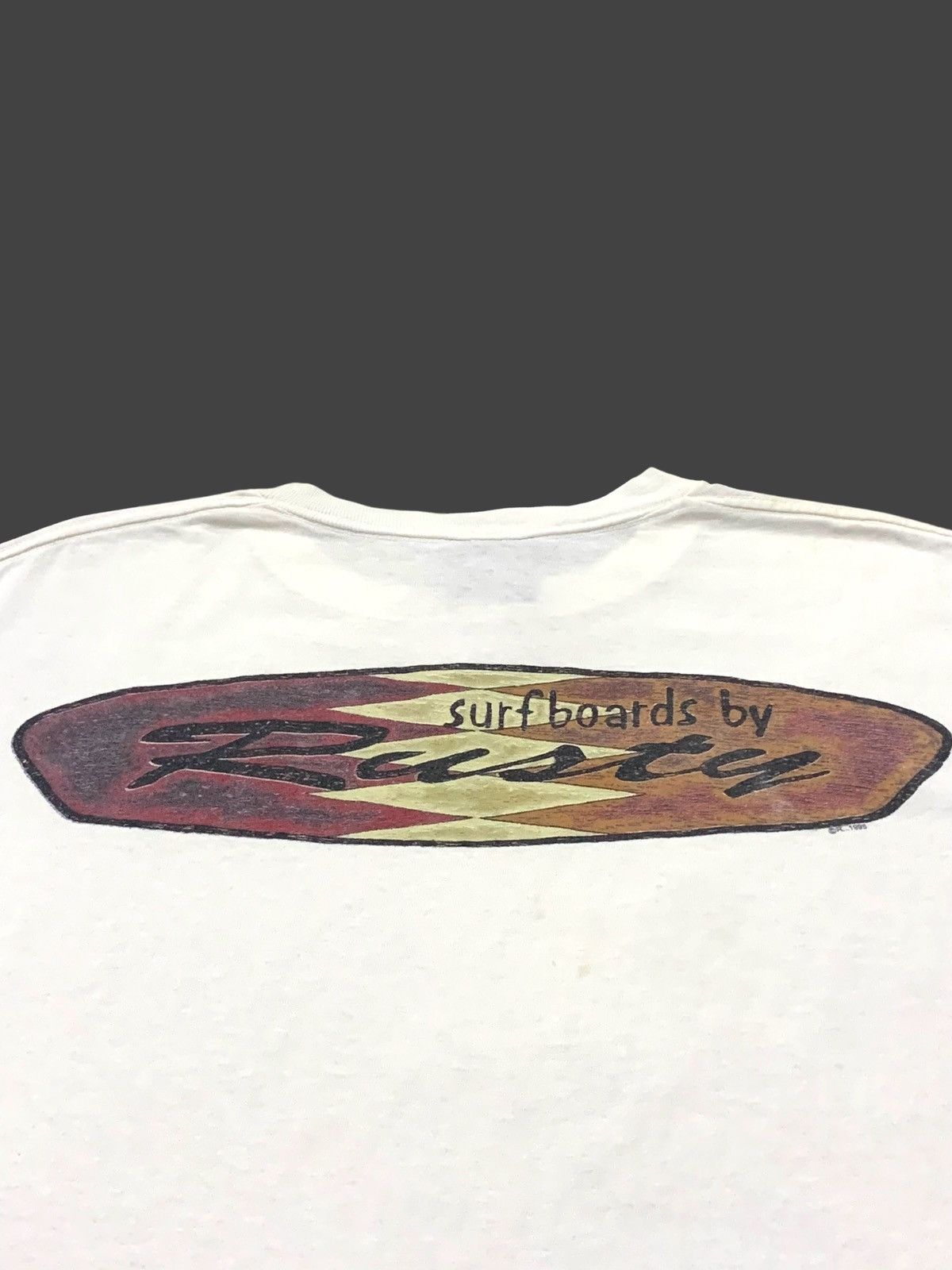 Rusty × Vintage Vintage 90s Rusty Surfboard Iconic Logo Single Stitch Tshirt Size US L / EU 52-54 / 3 - 7 Thumbnail