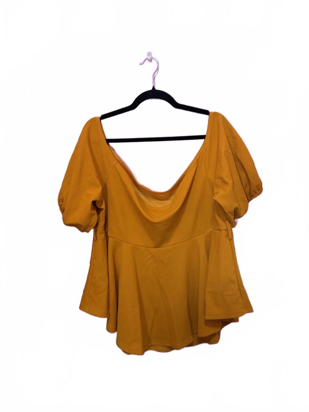 Designer Chic Puff Sleeve Drape Top (without skirt) Size 4XL / US 24-26 - 4 Thumbnail