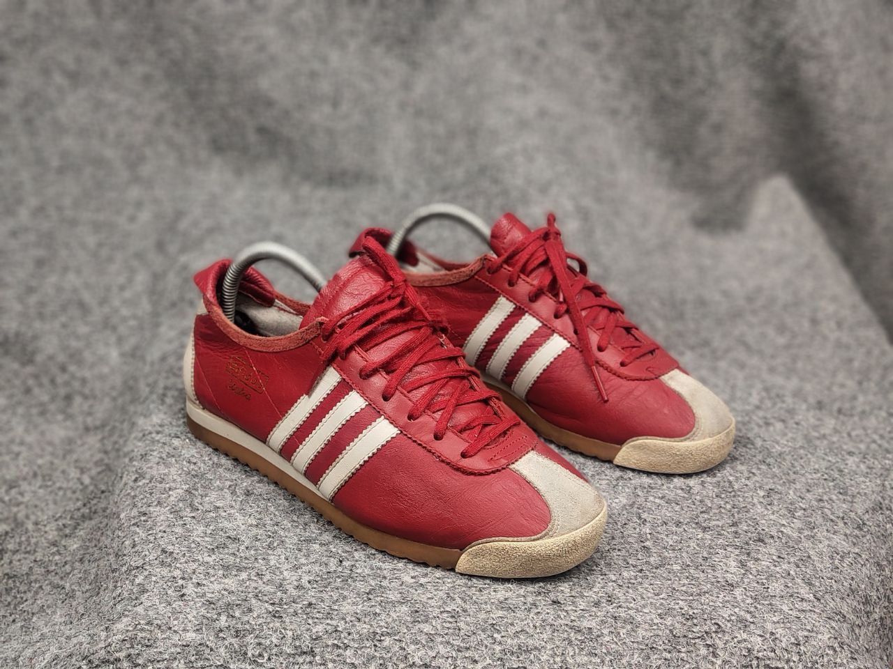 Adidas Vintage 2003 Adidas Italia Leather Red Retro Sneakers Size US 8 / EU 41 - 9 Thumbnail