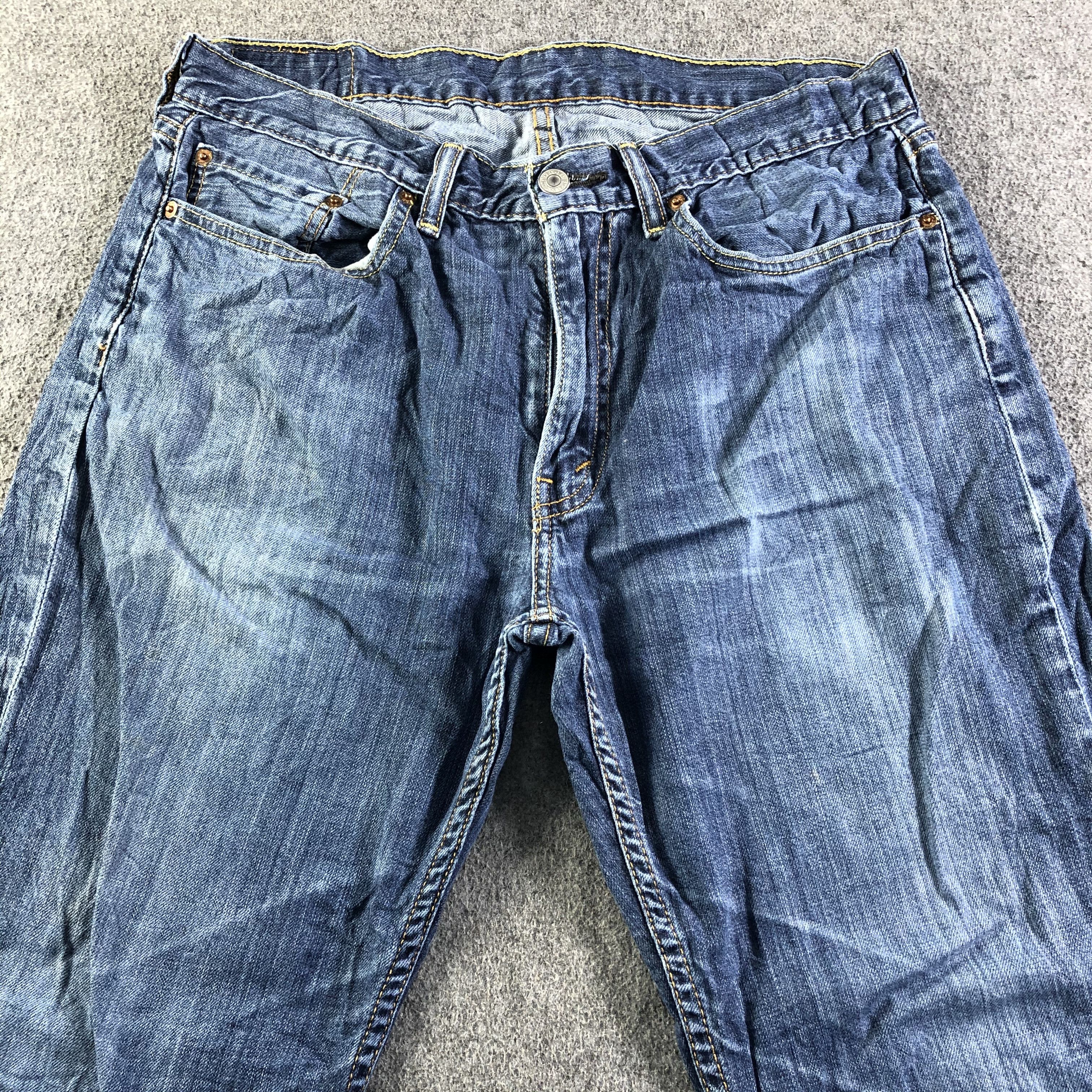 Levi's Vintage Blue Wash Levis 514 Jeans-J4095 Size US 33 - 3 Thumbnail