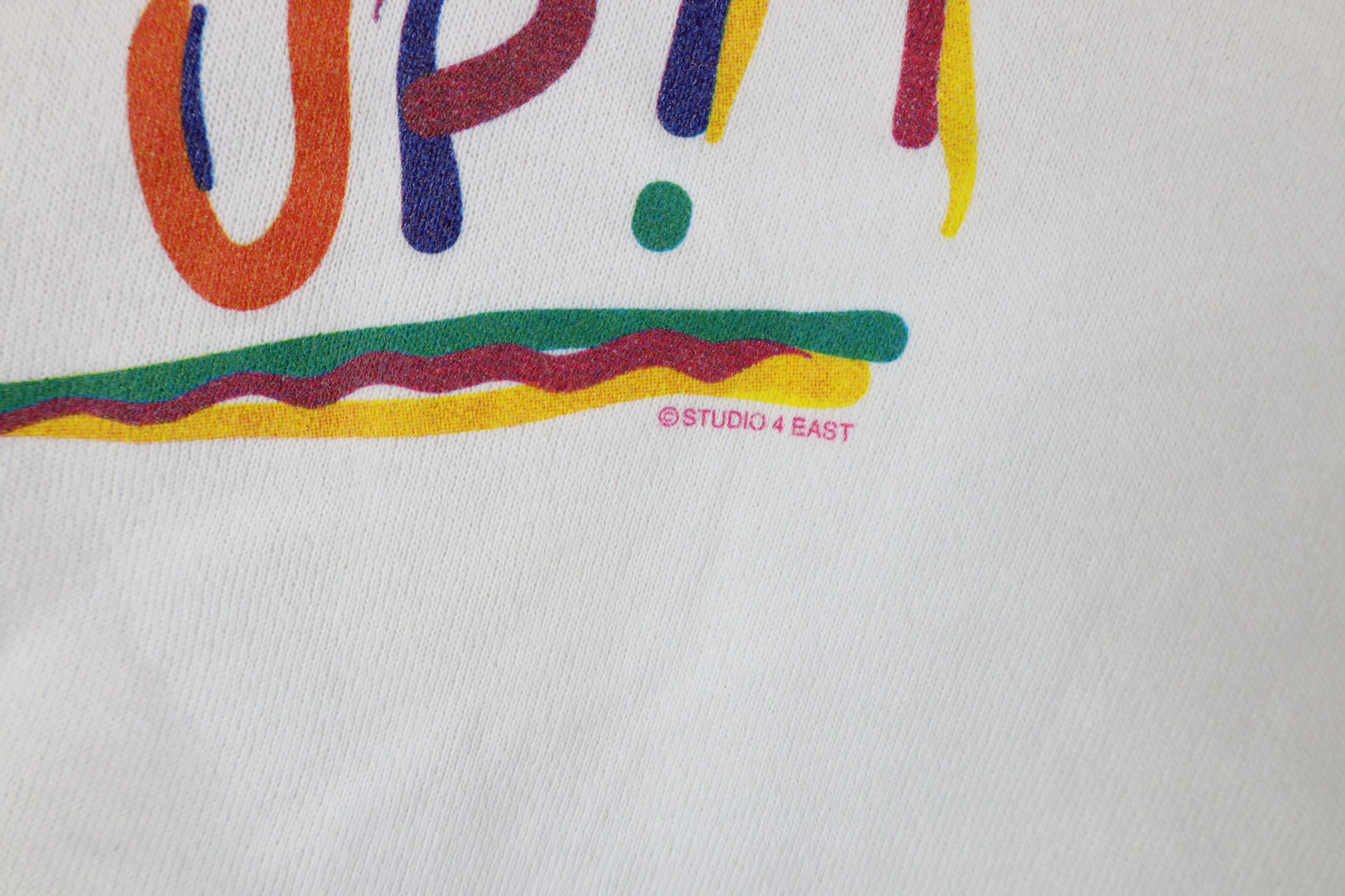 Vintage Vintage 90s Streetwear and I Can't Shut Up Sweatshirt Size US XL / EU 56 / 4 - 5 Thumbnail