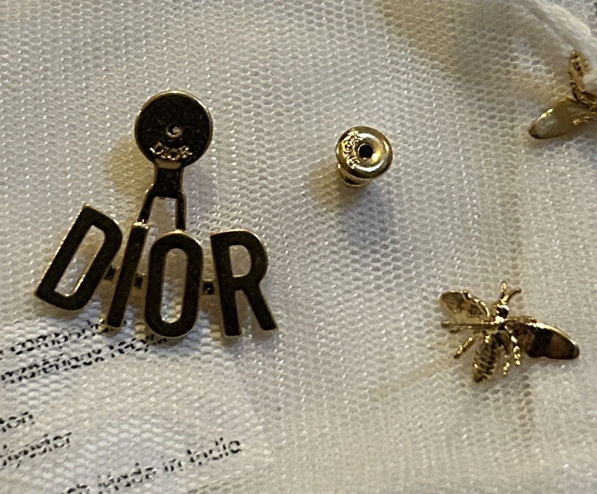 Dior Dior DIO(R)EVOLUTION EARRINGS Gold-Finish Metal Size ONE SIZE - 8 Thumbnail
