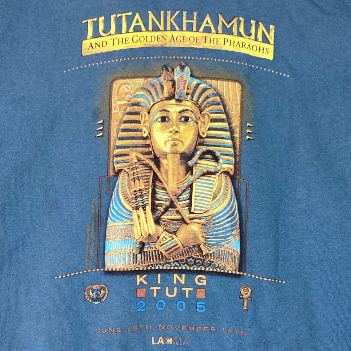 Gildan Vintage Gildan Pharaoh Graphic Pullover Jumper Sweatshirt Size US XXL / EU 58 / 5 - 3 Thumbnail