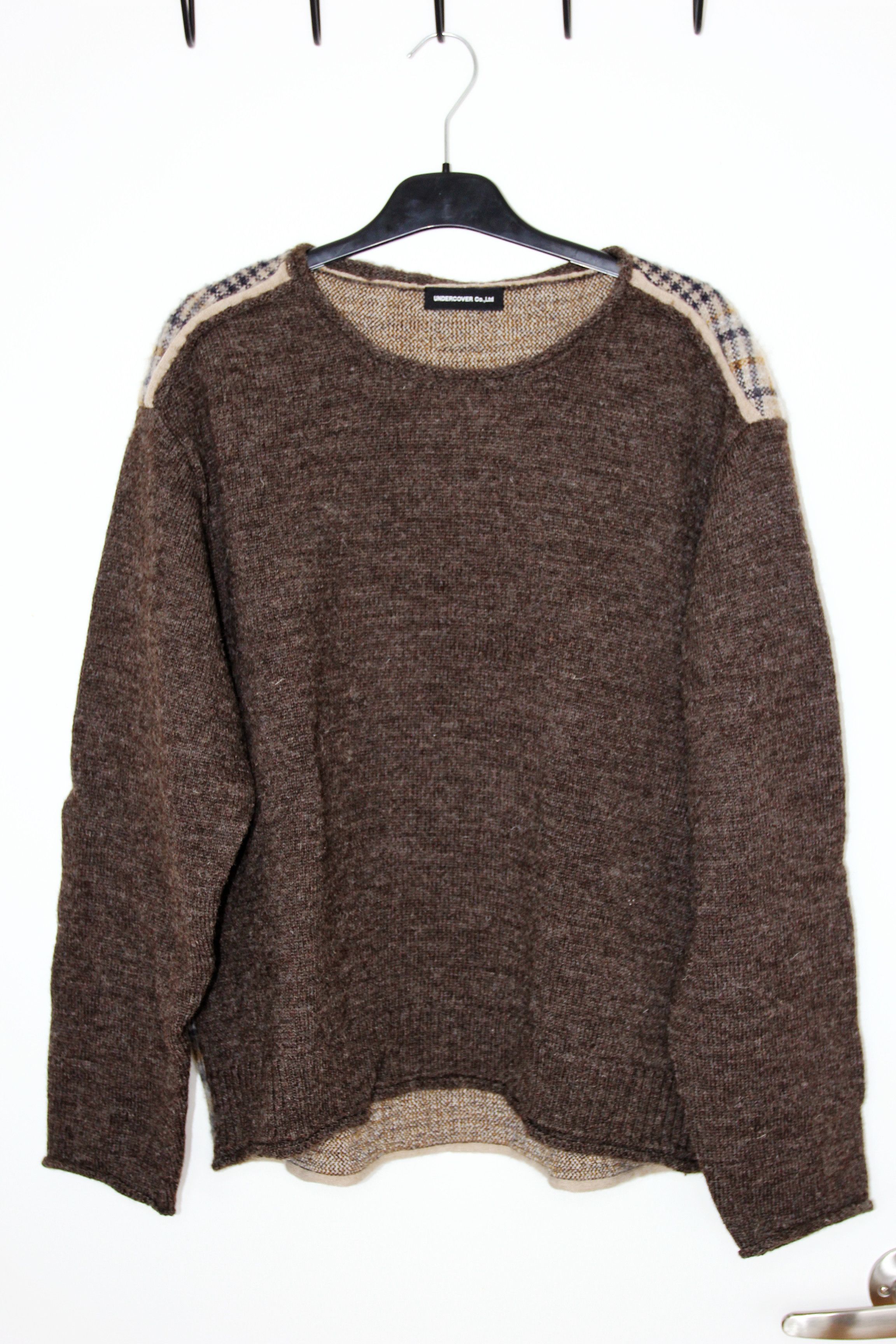 Undercover BNWT AW25 UNDERCOVER CHECK BACK SWEATER 2 Size US M / EU 48-50 / 2 - 2 Thumbnail