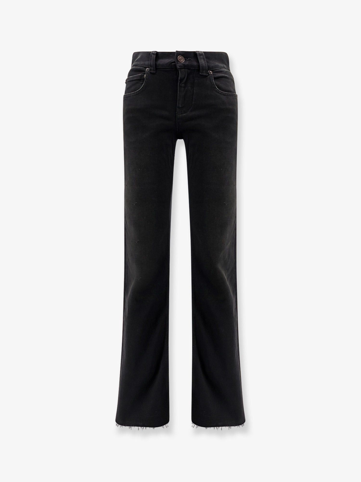 Balenciaga Denim trousers with frayed edges 27 - USA Tariffs Included Size 27" / US 4 / IT 40 - 1 Thumbnail