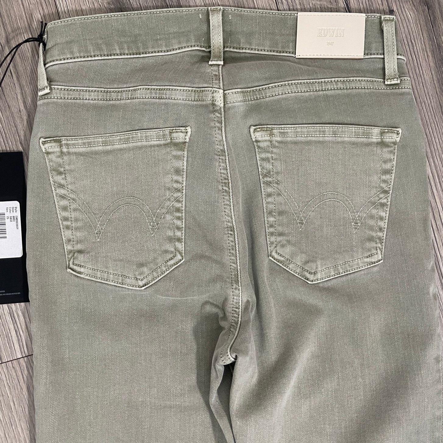 Edwin Edwin Bree Hi Waist Skinny Ankle Jeans Sage - Size 25 - $168 Size 25" / US 0 / IT 36 - 8 Thumbnail