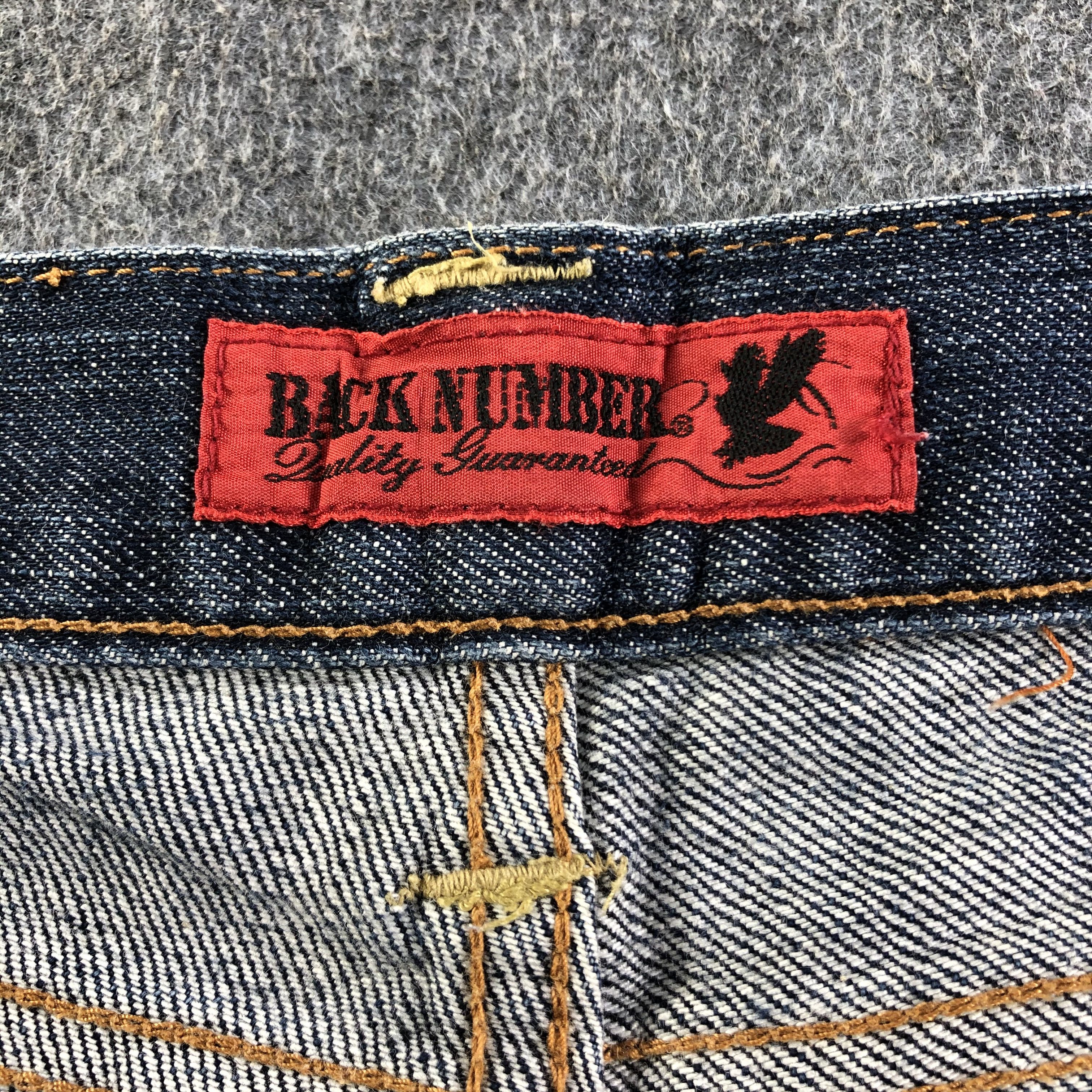 Vintage Vintage Blue Wash Back Number Selvedge Jeans-J2979 Size US 30 / EU 46 - 9 Thumbnail