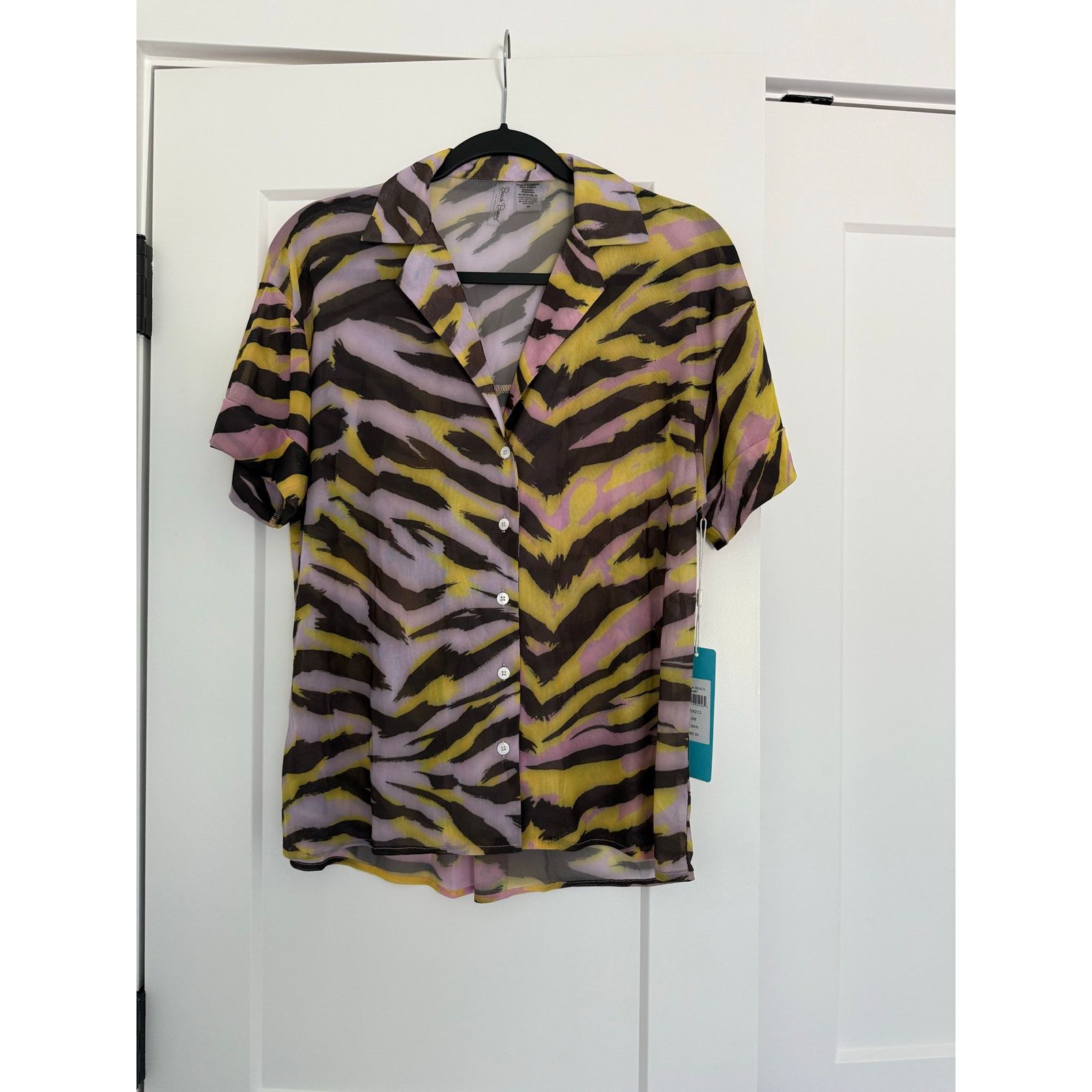REVOLVE $89 New Beach Bunny Sienna Beach Shirt - Multi Stripe Small Size S / US 4 / IT 40 - 2 Thumbnail