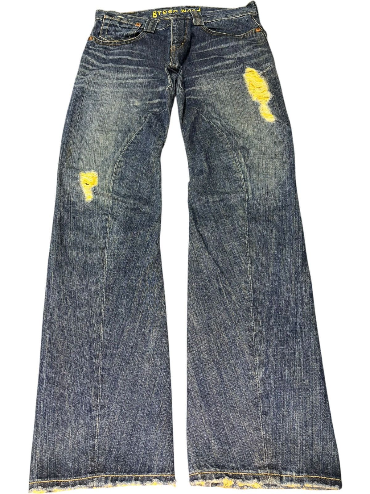 Diesel Vintage Japanese Brand Rusty Wash Distressed Jeans Size US 31 - 1 Thumbnail