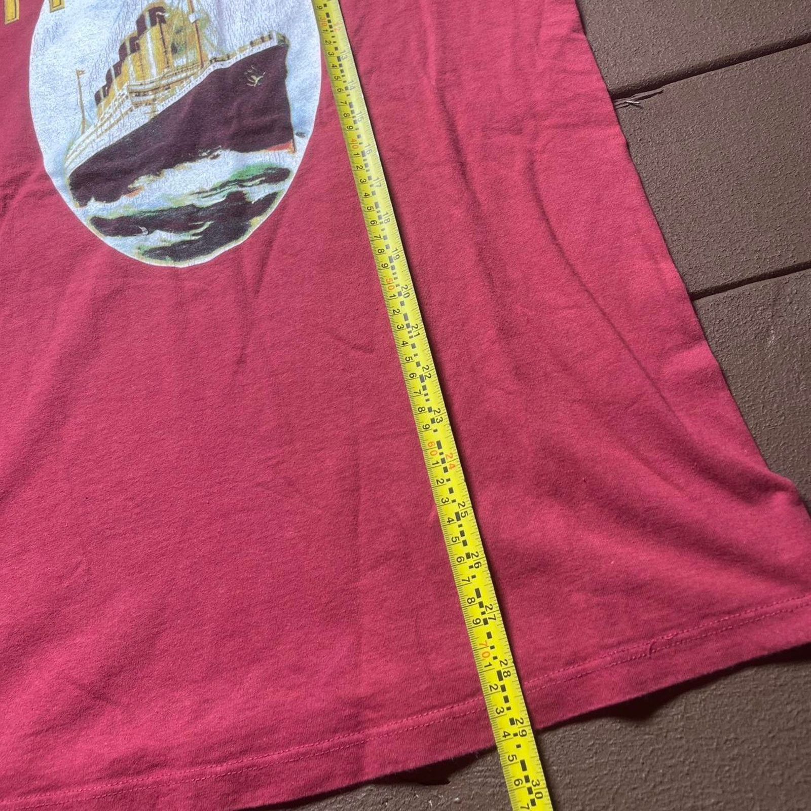 Vintage Vintage 90s Titanic Movie Promo Shirt Size US L / EU 52-54 / 3 - 4 Thumbnail