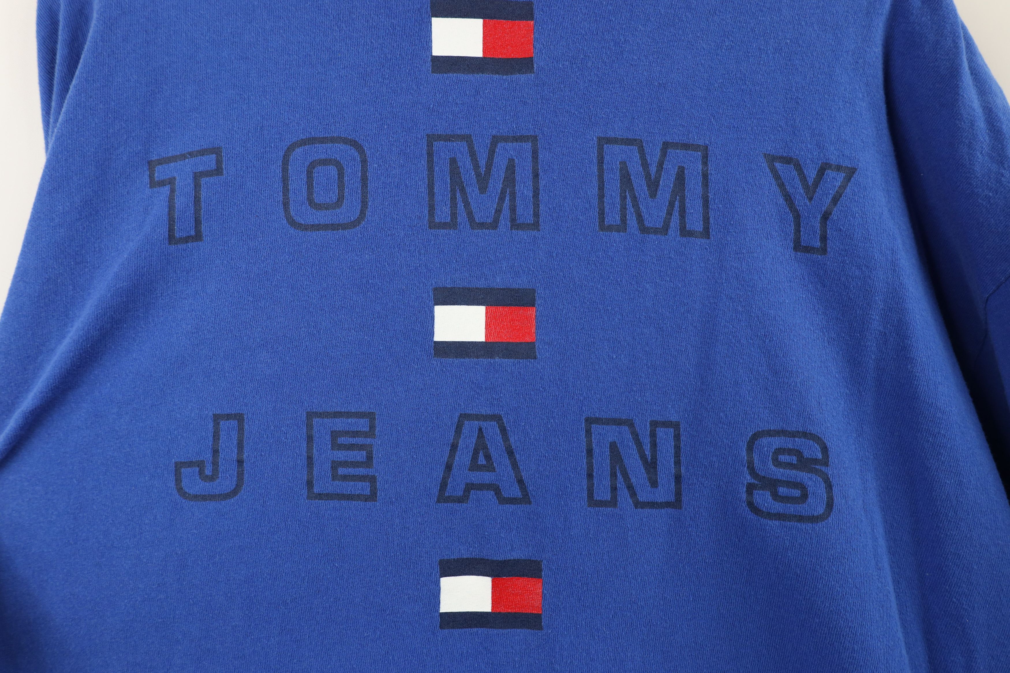 Tommy Hilfiger Vintage 90s Tommy Hilfiger Spell Out Big Logo T-Shirt USA Size US XXL / EU 58 / 5 - 11 Thumbnail