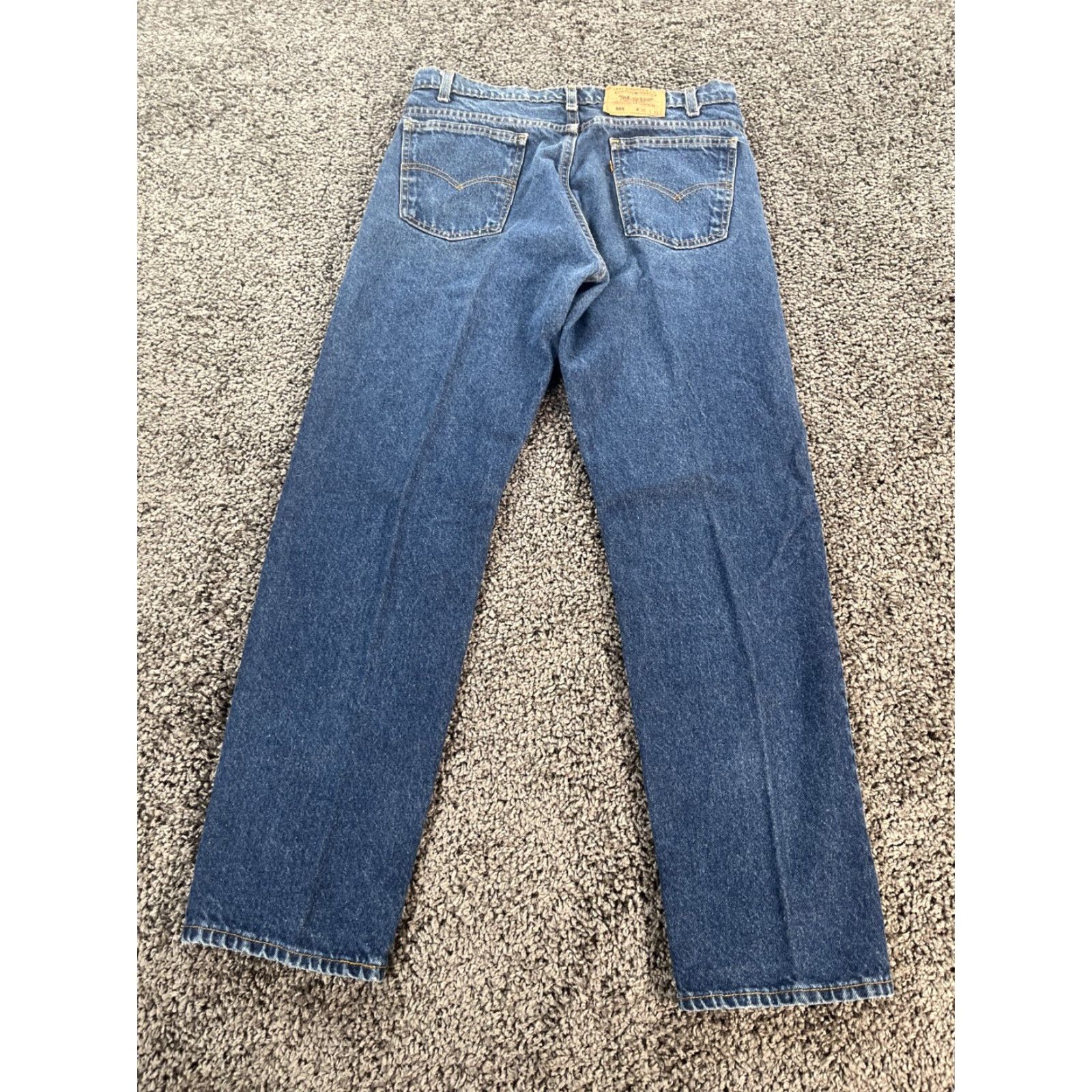 Levi's VTG Levi's 505 Jeans Men 34x31 Regular Classic 90s Grunge 5-Pocket Denim Blue Size US 34 / EU 50 - 8 Thumbnail