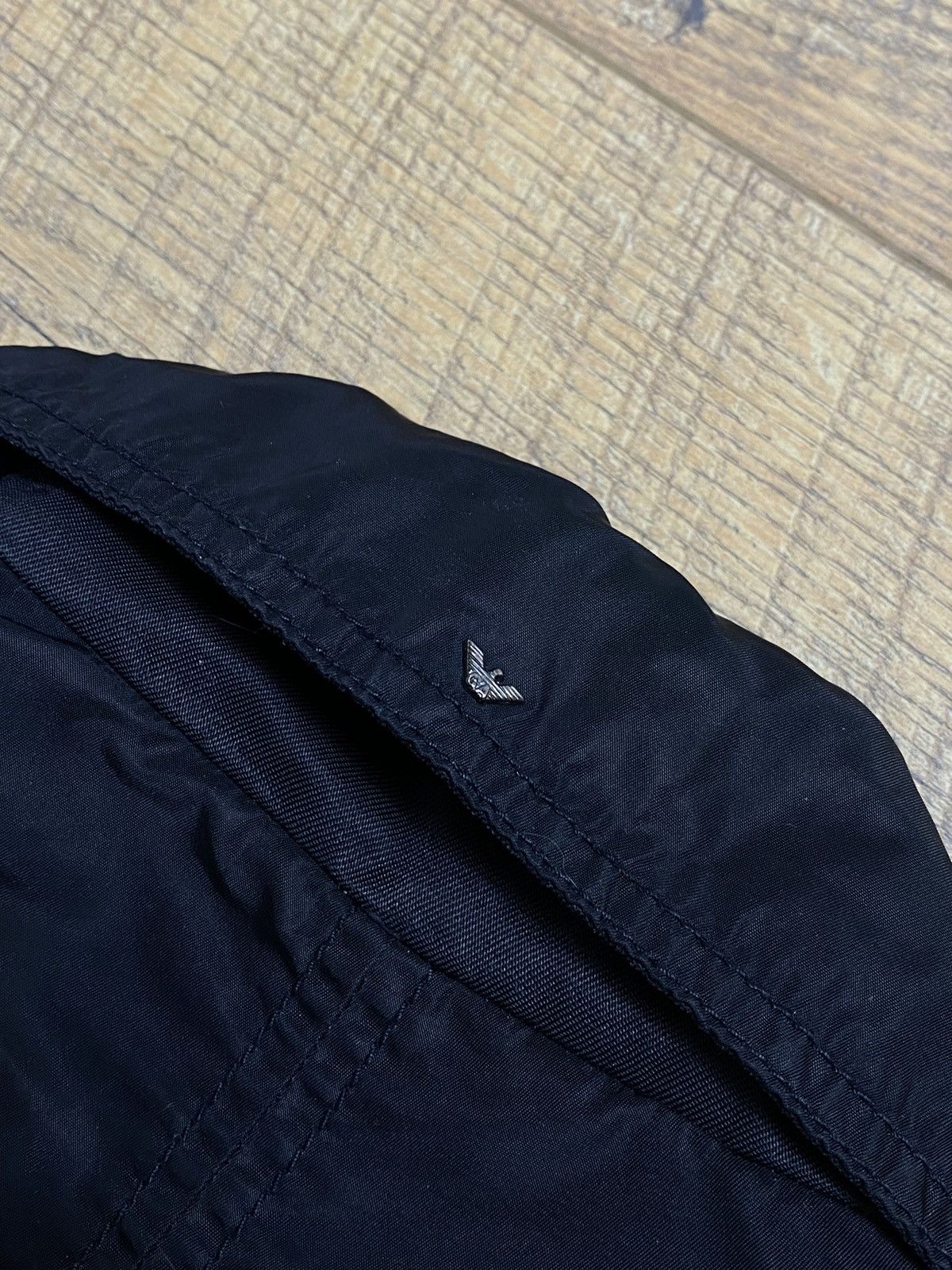 Armani Vintage Armani Jeans Double-Breasted Jacket Size L / US 10 / IT 46 - 5 Thumbnail