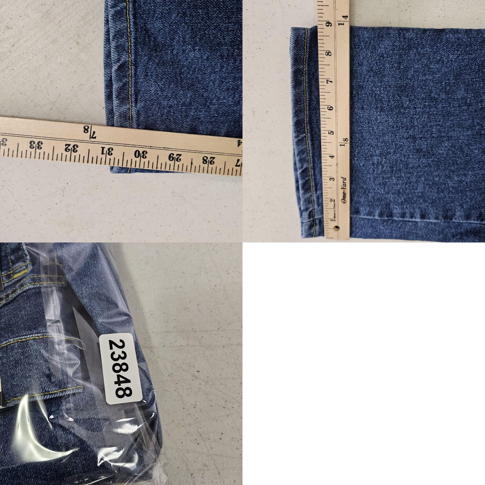 Lee Lee Regular Fit Straight Leg Jeans Mens 40x32 Blue Stretch High Rise Denim Size US 40 / EU 56 - 9 Thumbnail
