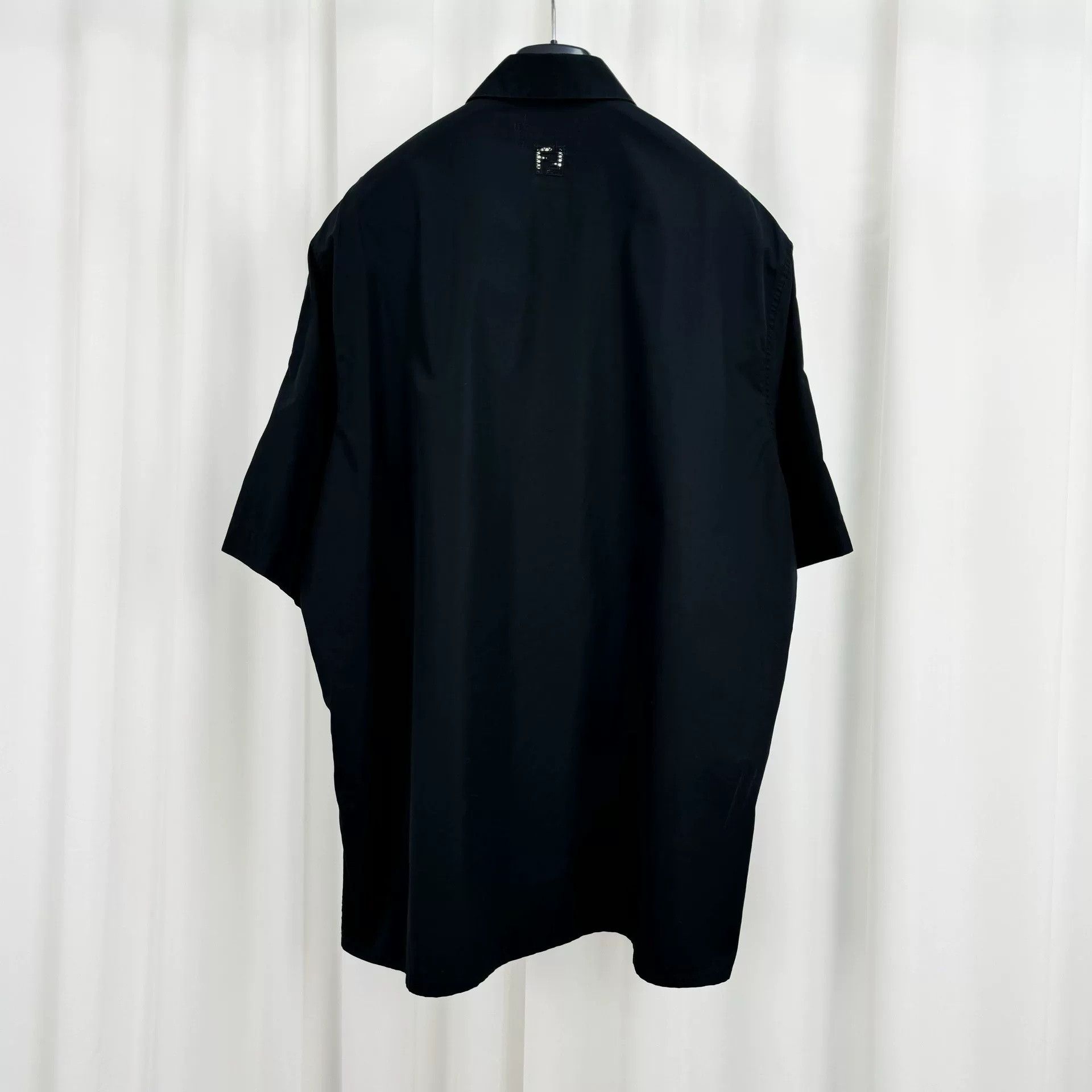 Fendi Fendi Double F Cutout Back Short Sleeve Shirt Size US XXS / EU 40 - 2 Thumbnail
