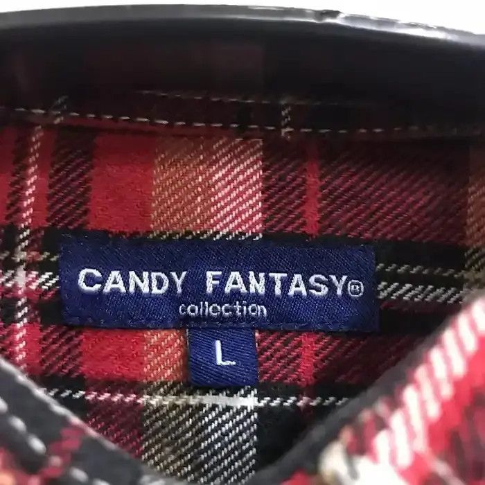 Vintage Vintage Candy Fantasy Plaid Tartan Flannel Shirt Size US M / EU 48-50 / 2 - 4 Thumbnail