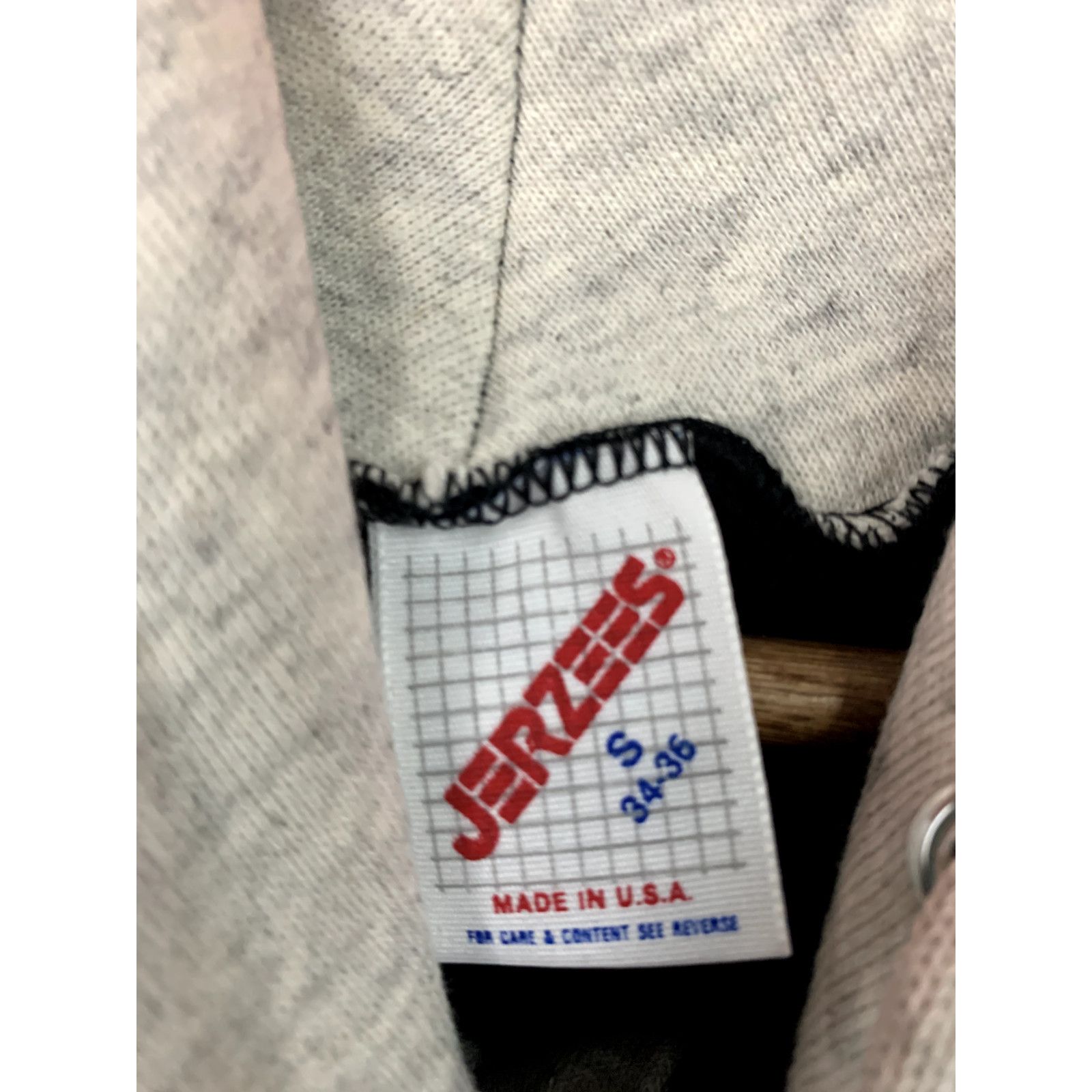 Jerzees New 90s Vintage Small Black Montana Quarter Button Up Hoodie Size US S / EU 44-46 / 1 - 4 Thumbnail