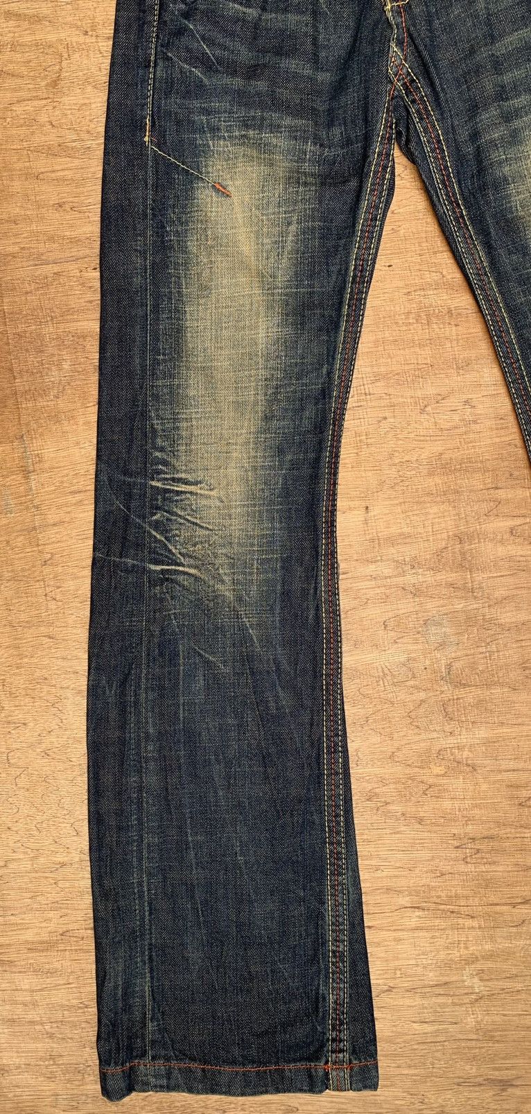 Lolita Jeans Rare.. by concert of the LOLITA’S Flare Denim Jeans Pants Size US 28 / EU 44 - 11 Thumbnail