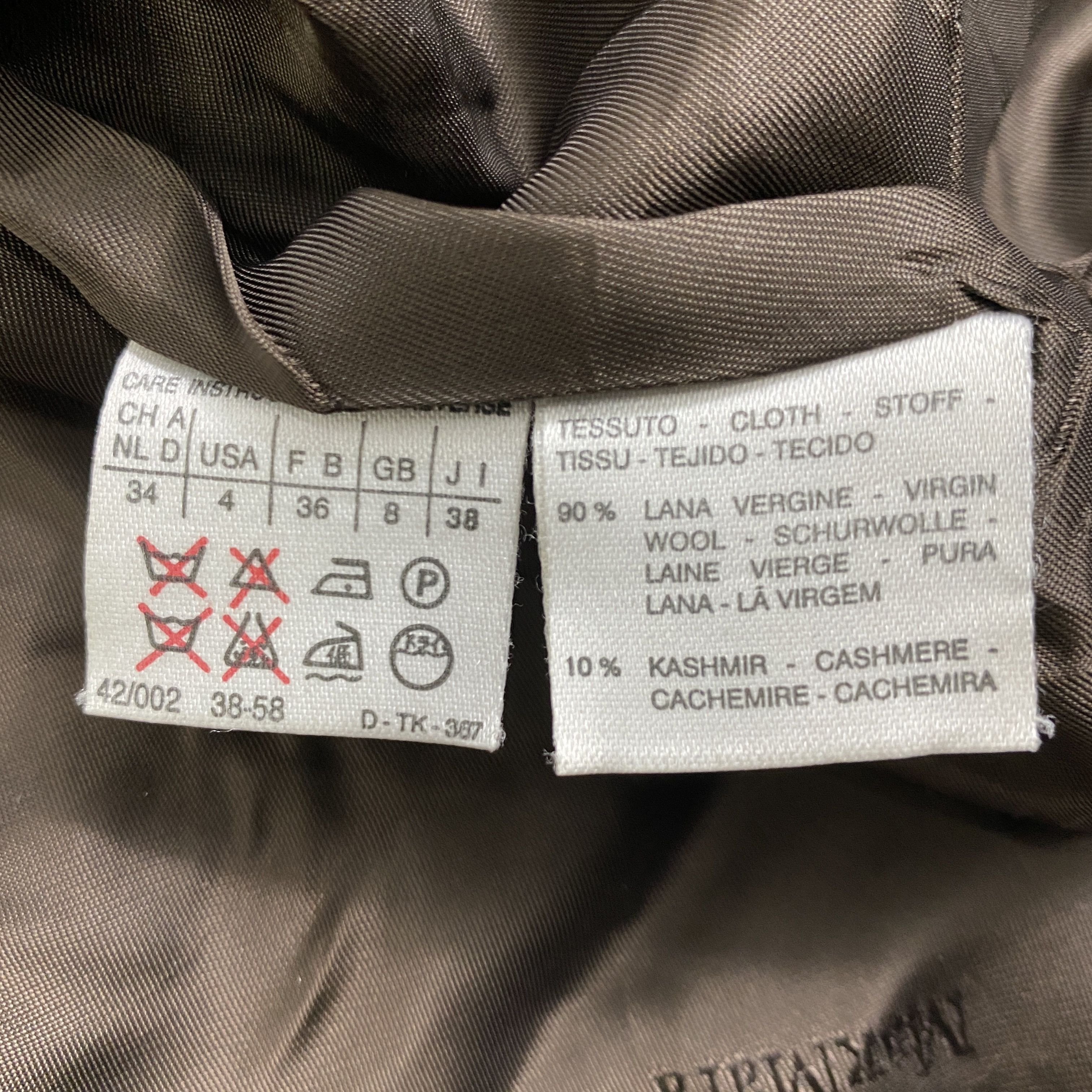 Japanese Brand Vintage Max Mara Wool/Cashmere Coat - J464 Size M / US 6-8 / IT 42-44 - 9 Thumbnail