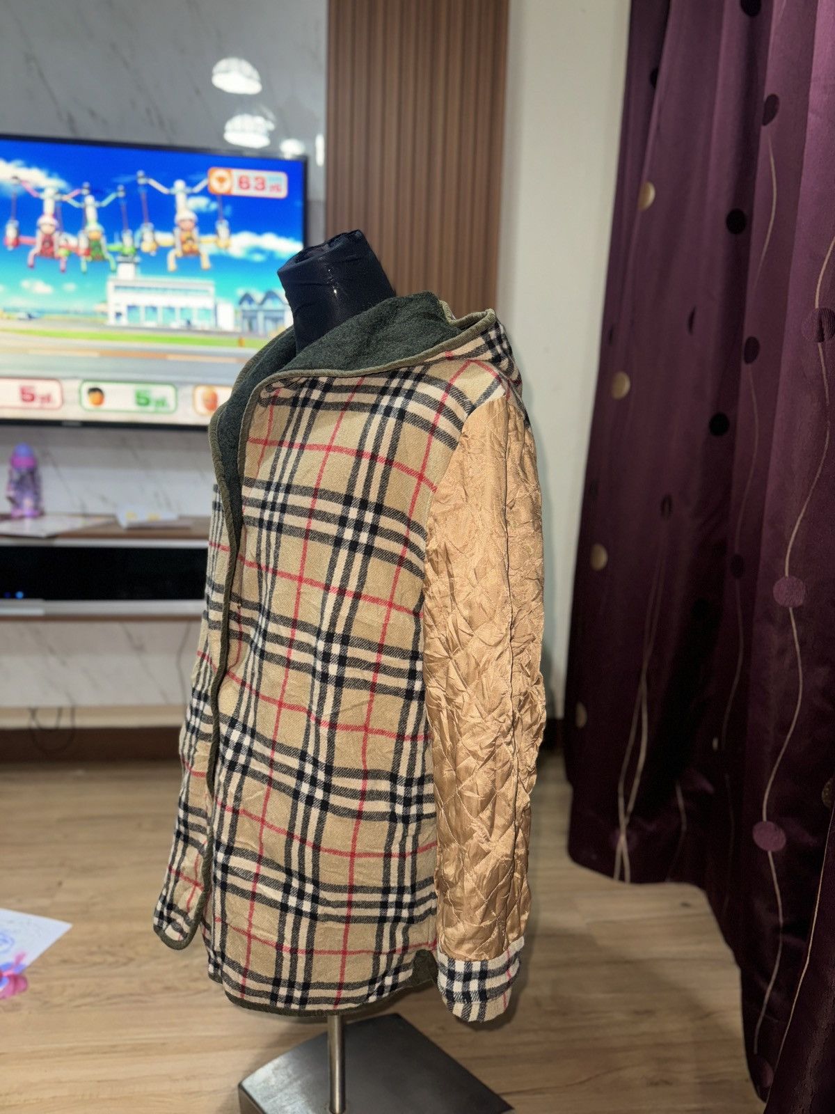 Burberry BURBERRY NOVA CHECK WOOL JACKET Size US L / EU 52-54 / 3 - 14 Thumbnail