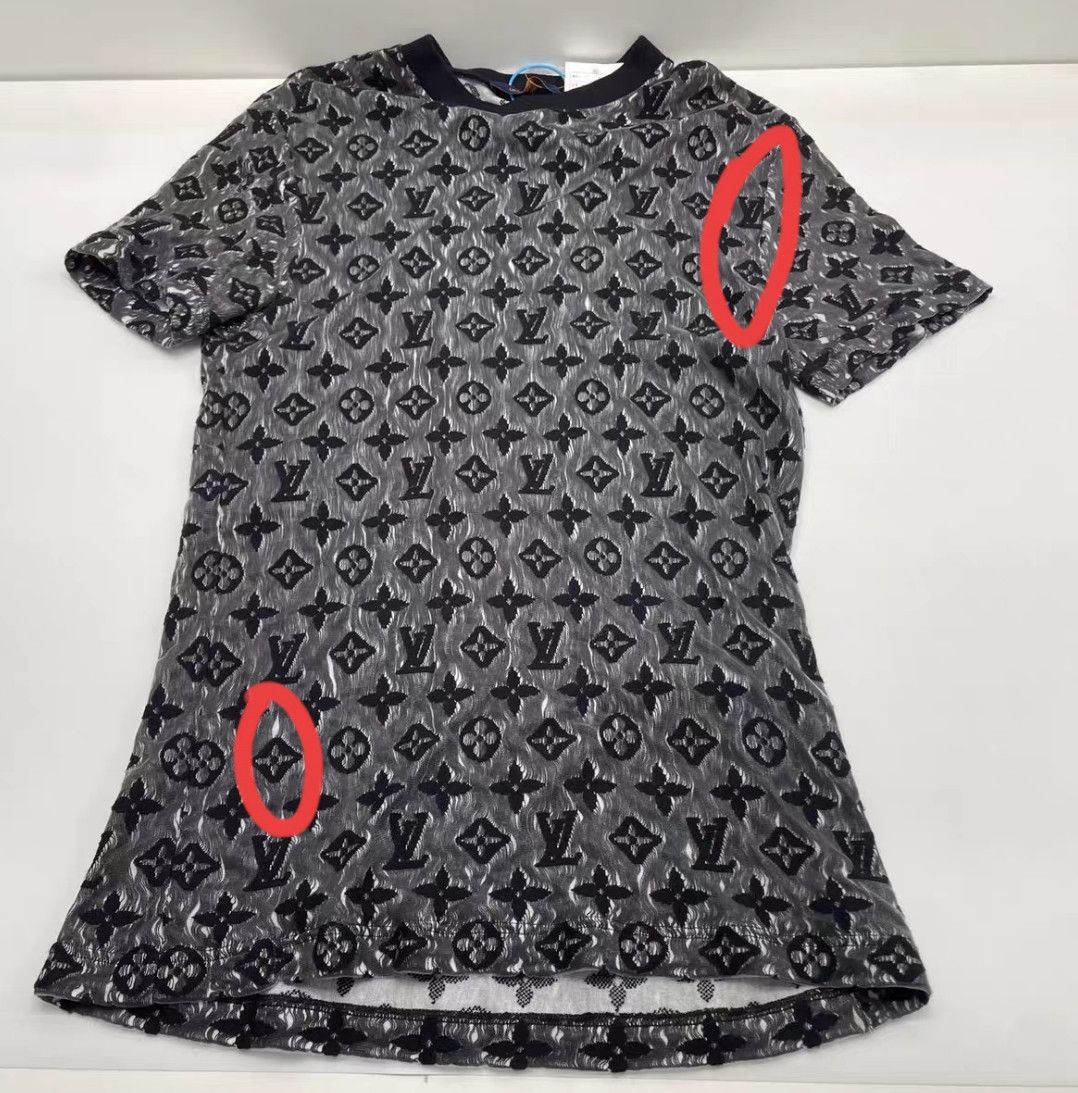 Louis Vuitton Louis Vuitton FW22 Full Logo Crew Neck Loose Short Sleeve Size US M / EU 48-50 / 2 - 8 Thumbnail