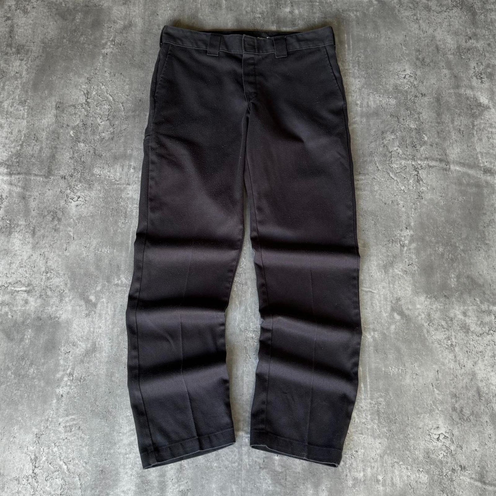 Dickies × Japanese Brand × Vintage Vintage Y2K Dickies Tonal Black Casual Skate Pants Size US 34 / EU 50 - 2 Thumbnail