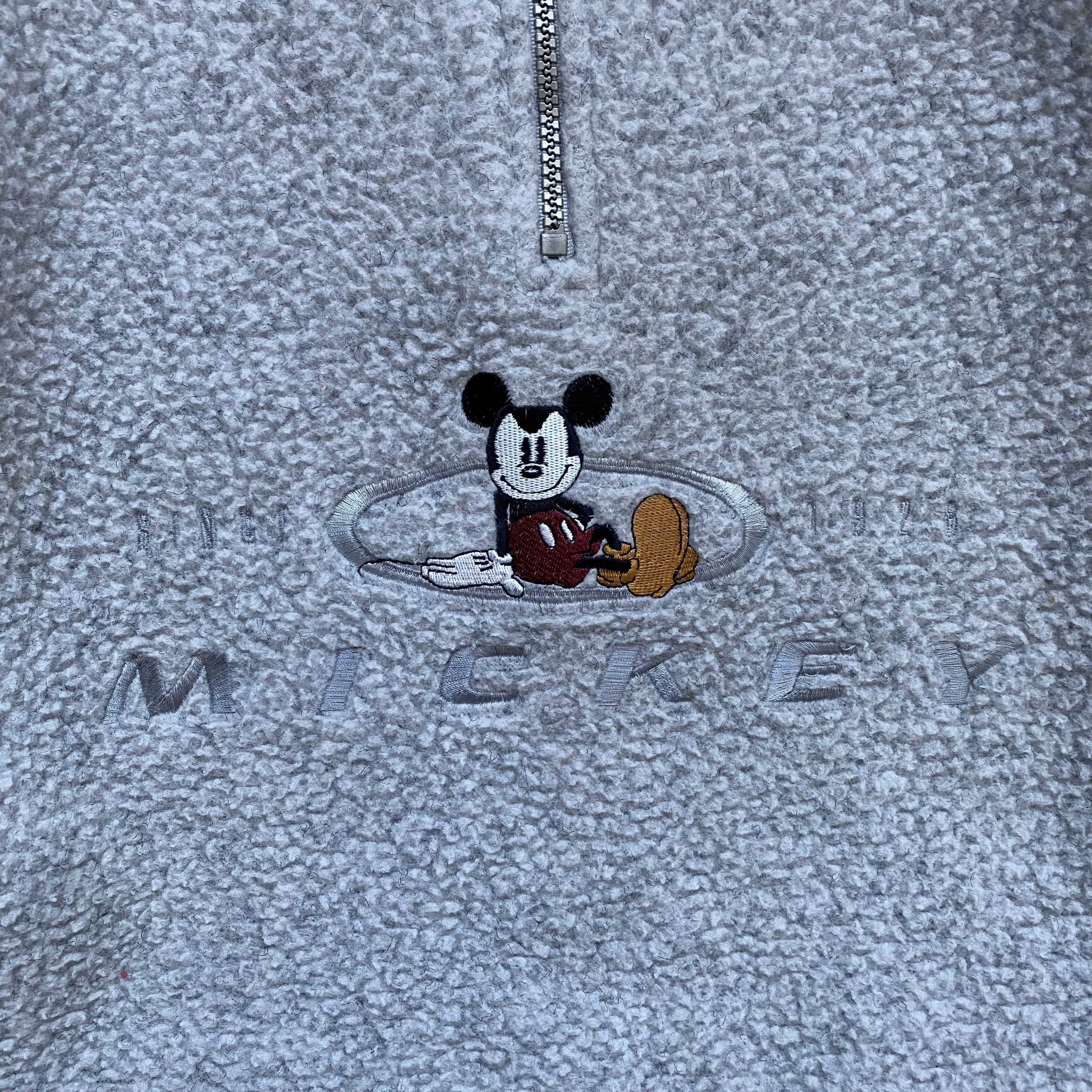 Disney Vintage 90s Mickey Mouse fleece Boxy sweatshirt Zip Teddy Size US L / EU 52-54 / 3 - 5 Thumbnail