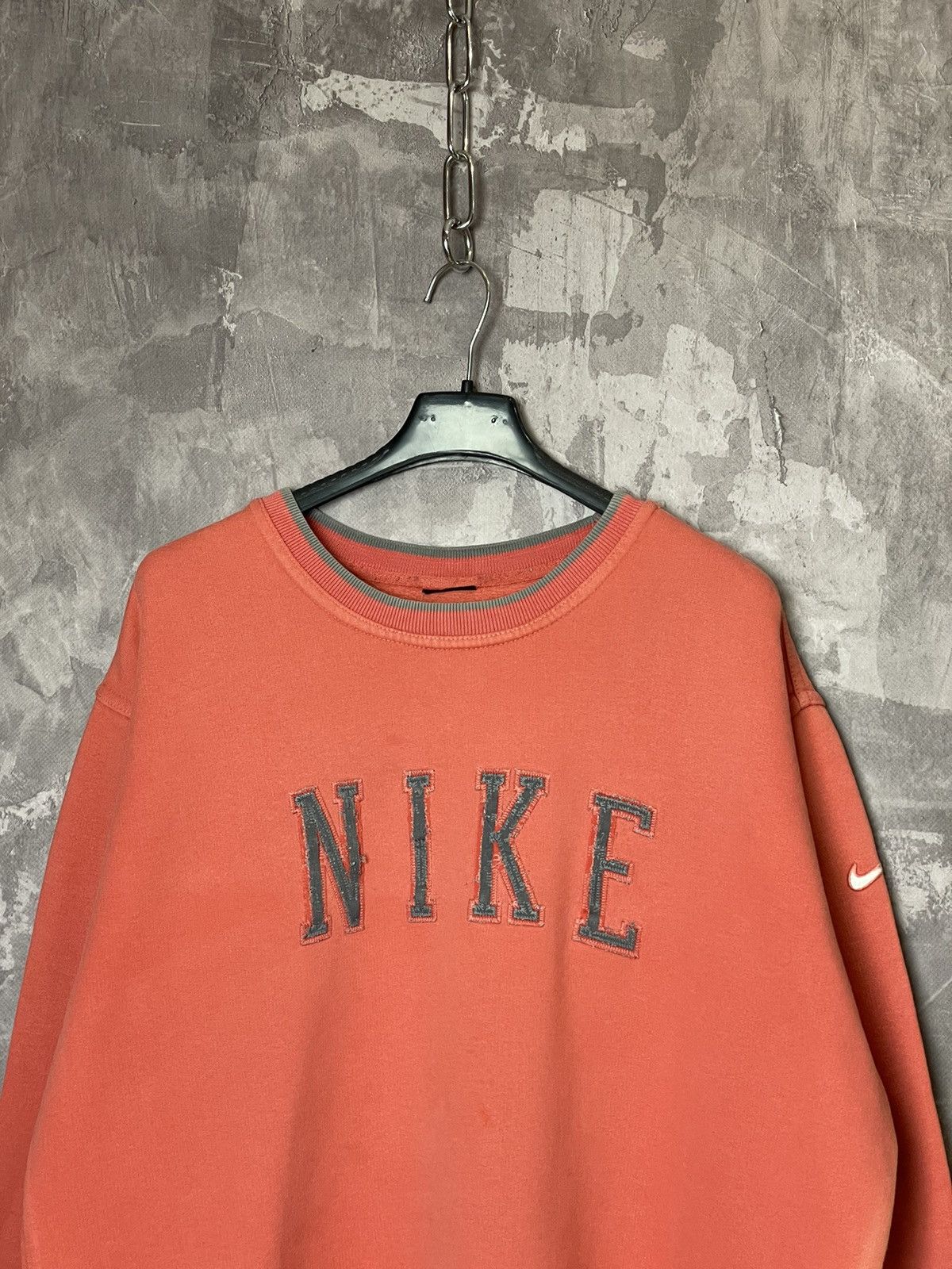Nike × Vintage NIKE VINTAGE CENTER LOGO OVERSIZE BOXY SWEATSHIRT Size US M / EU 48-50 / 2 - 2 Thumbnail