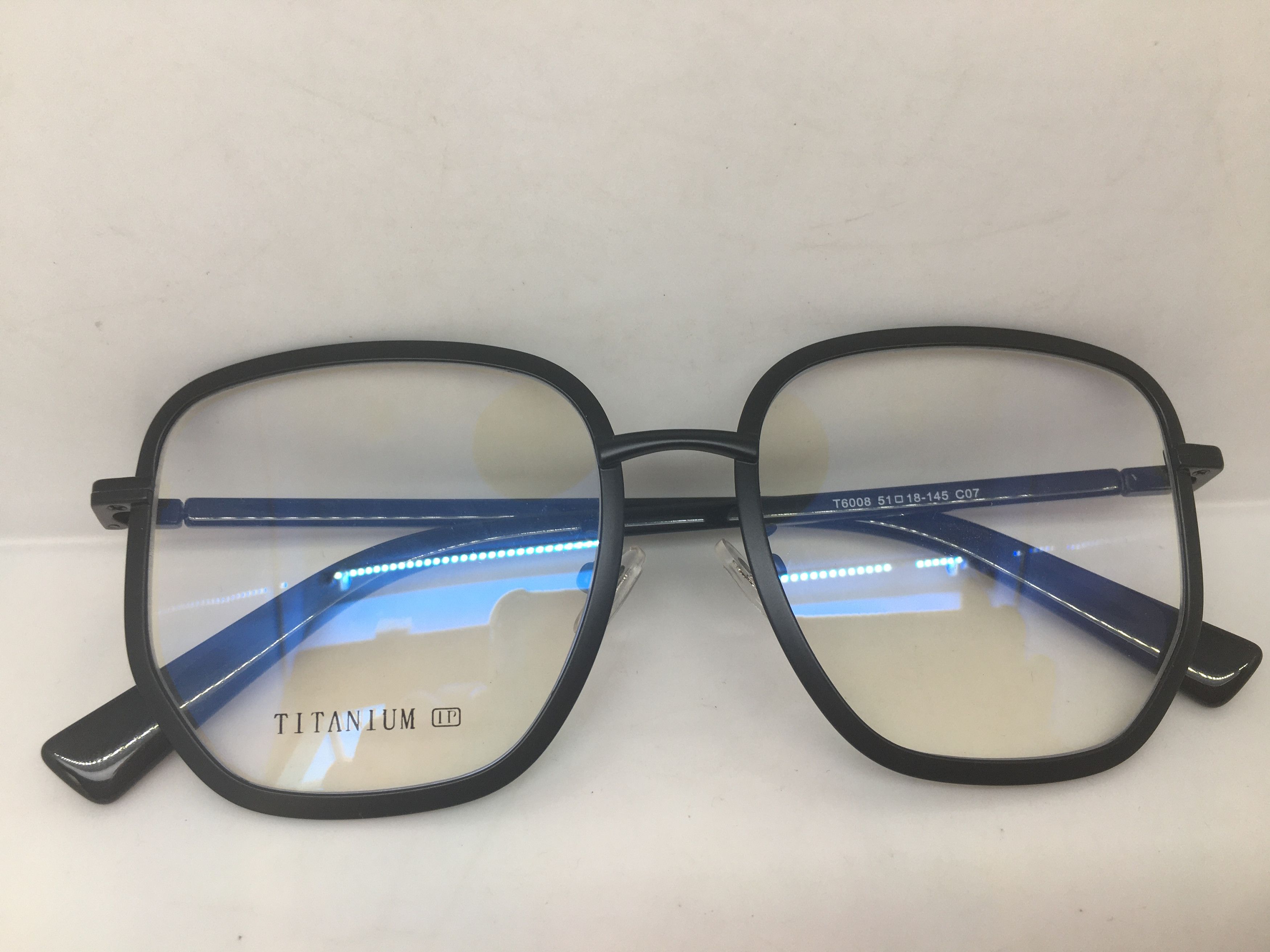 Other Oversize Black Titanium ROCKABILLY Eyeglasses Frame Size ONE SIZE - 6 Thumbnail