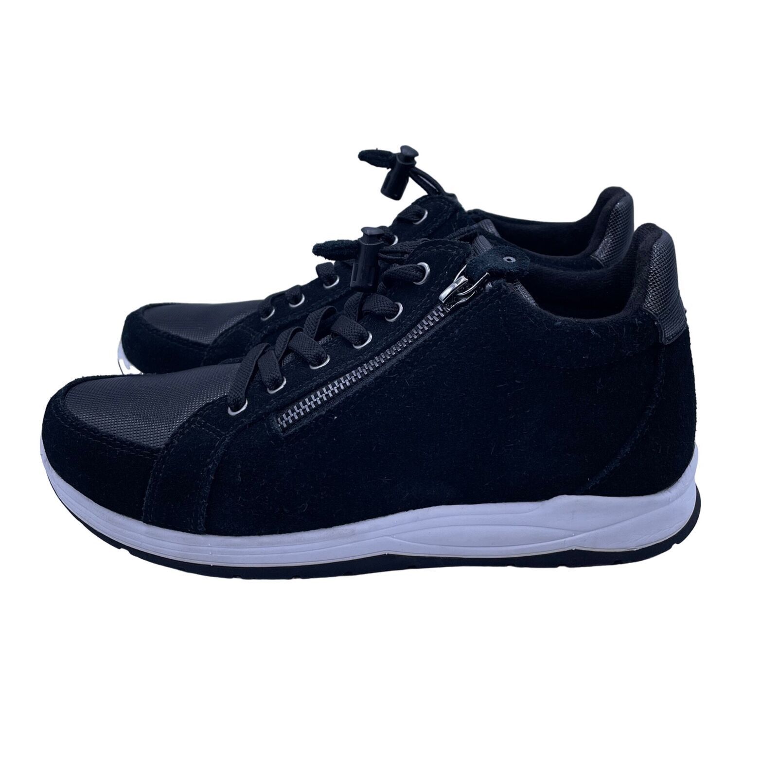 Other Drew Strobe Suede Leather Walking Shoes Black Womens 8 Size US 8 / IT 38 - 1 Thumbnail