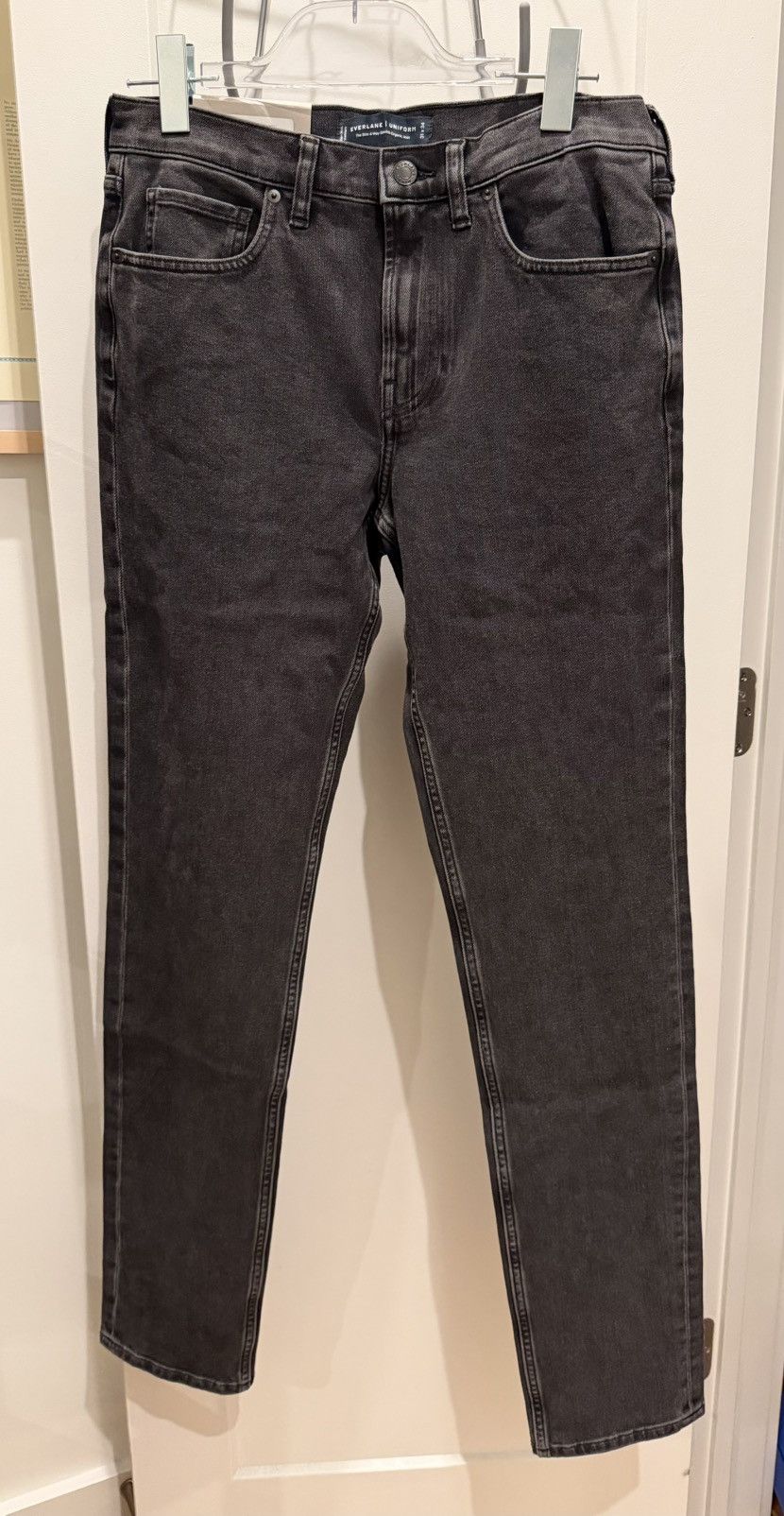 Everlane NEW Everlane 31x34 Slim Stretch Organic Jean - Washed Black Size US 31 - 2 Thumbnail