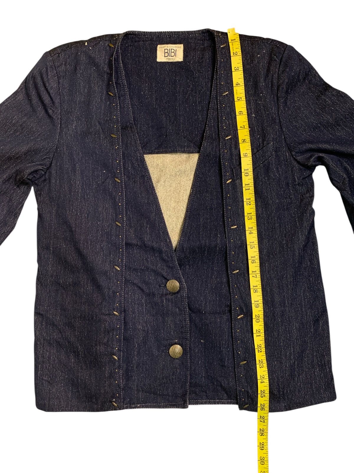 Japanese Brand Rare Design Vintage Pret-A-Couter Bibi Tokyo Soft Denim Size M / US 6-8 / IT 42-44 - 9 Thumbnail