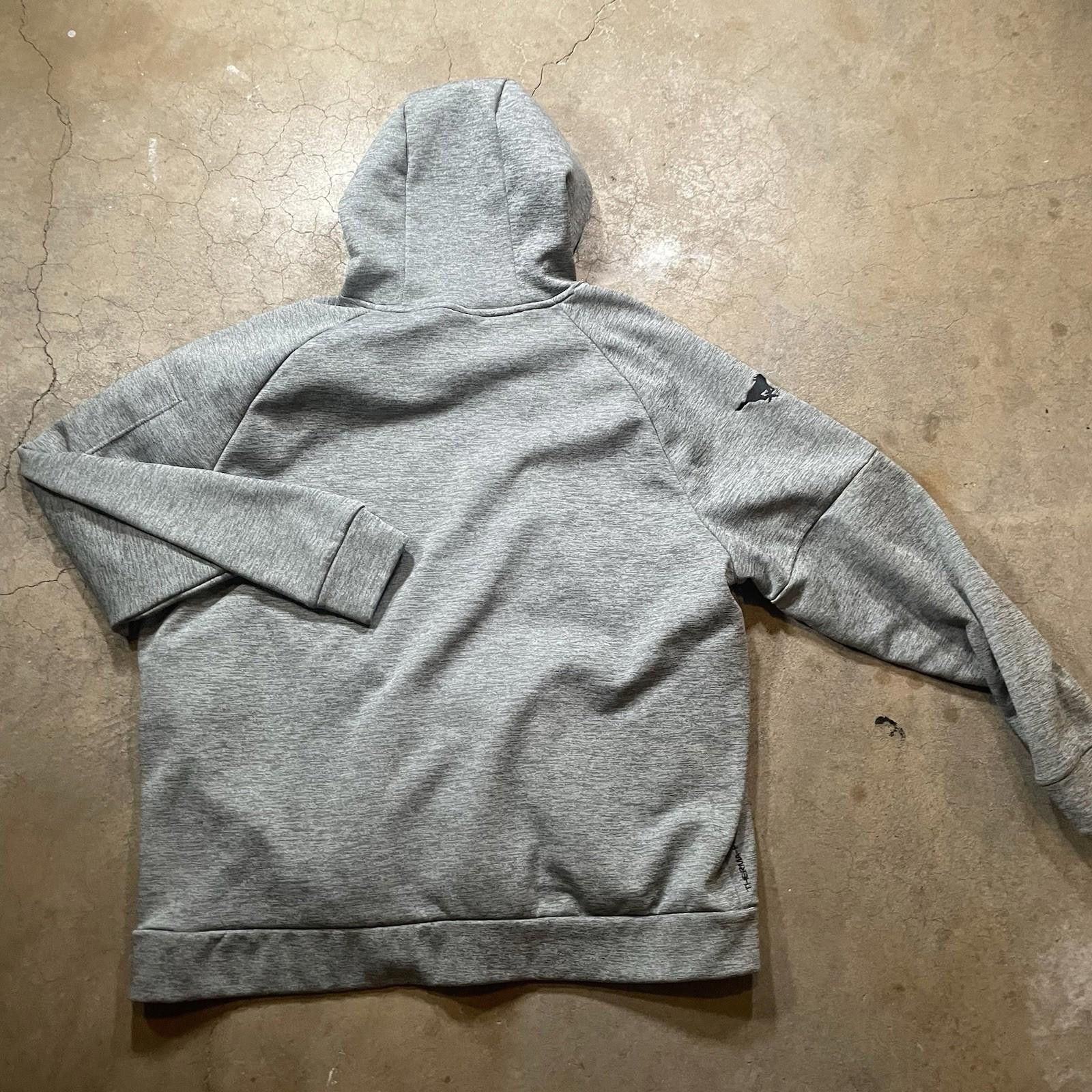 Nike SMU Mustangs Nike Dri-Fit Hoodie Shirt Mens XX-Large Gray Size ONE SIZE - 8 Thumbnail