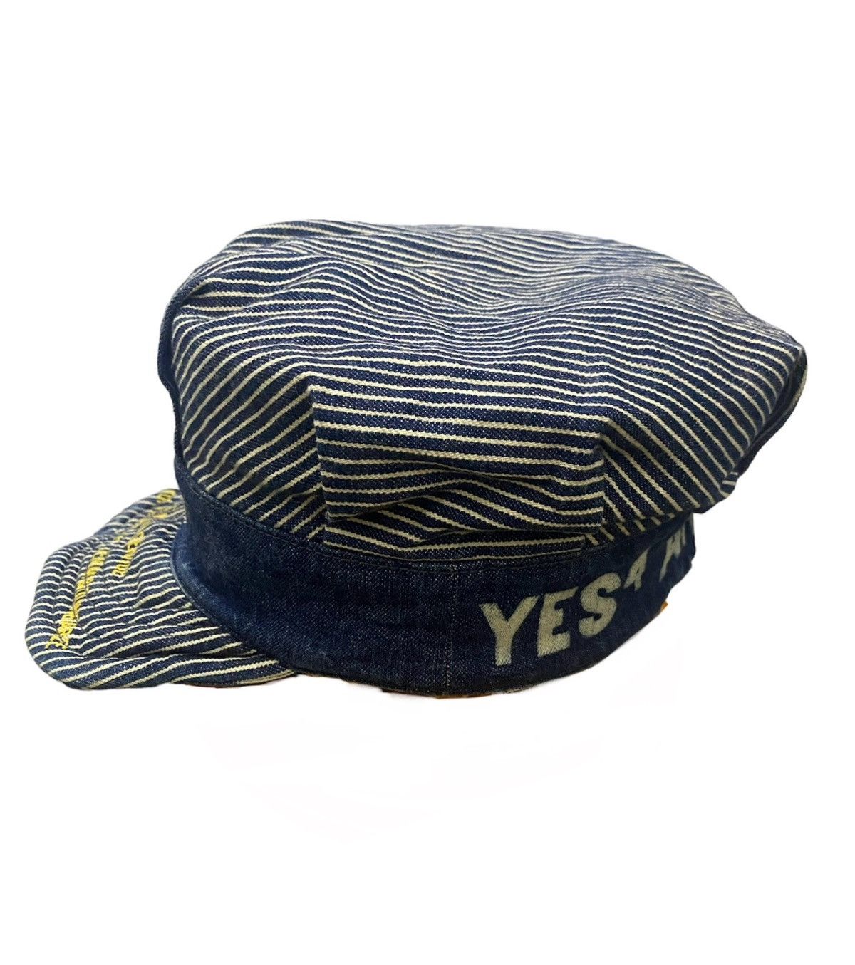 Kapital DENIM DUNGAREE WORKSHOP HAT DESIGN HICKORY STYLE RARE Size ONE SIZE - 5 Thumbnail