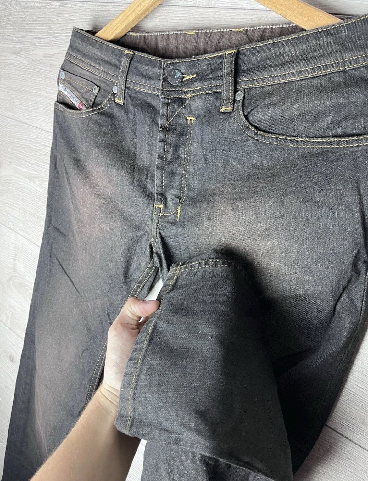 Diesel Vintage men's jeans Diesel size 30 y2k Size US 30 / EU 46 - 6 Thumbnail