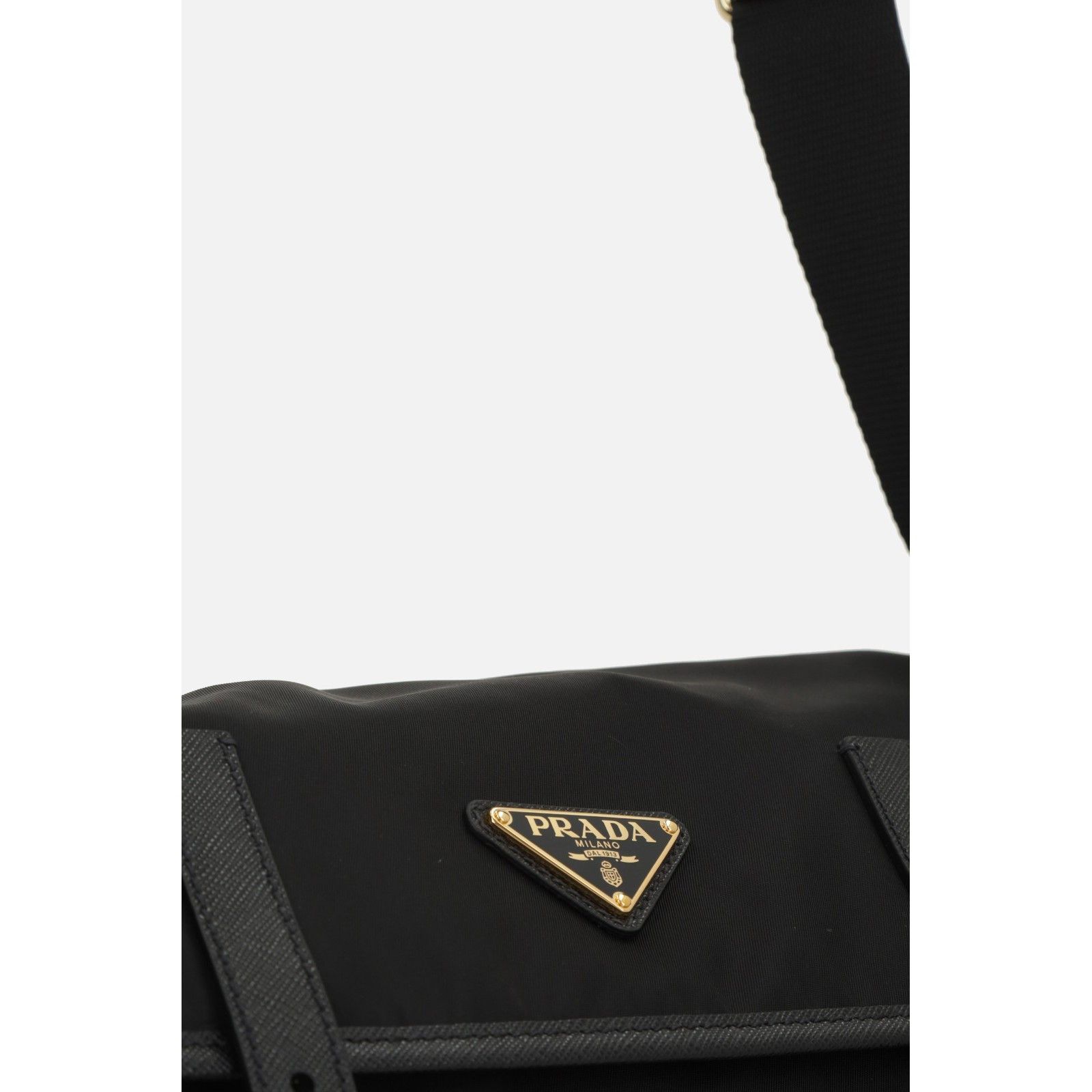 Prada PRADA Black Medium Re-Nylon Messenger Bag New & Authentic Size ONE SIZE - 4 Thumbnail