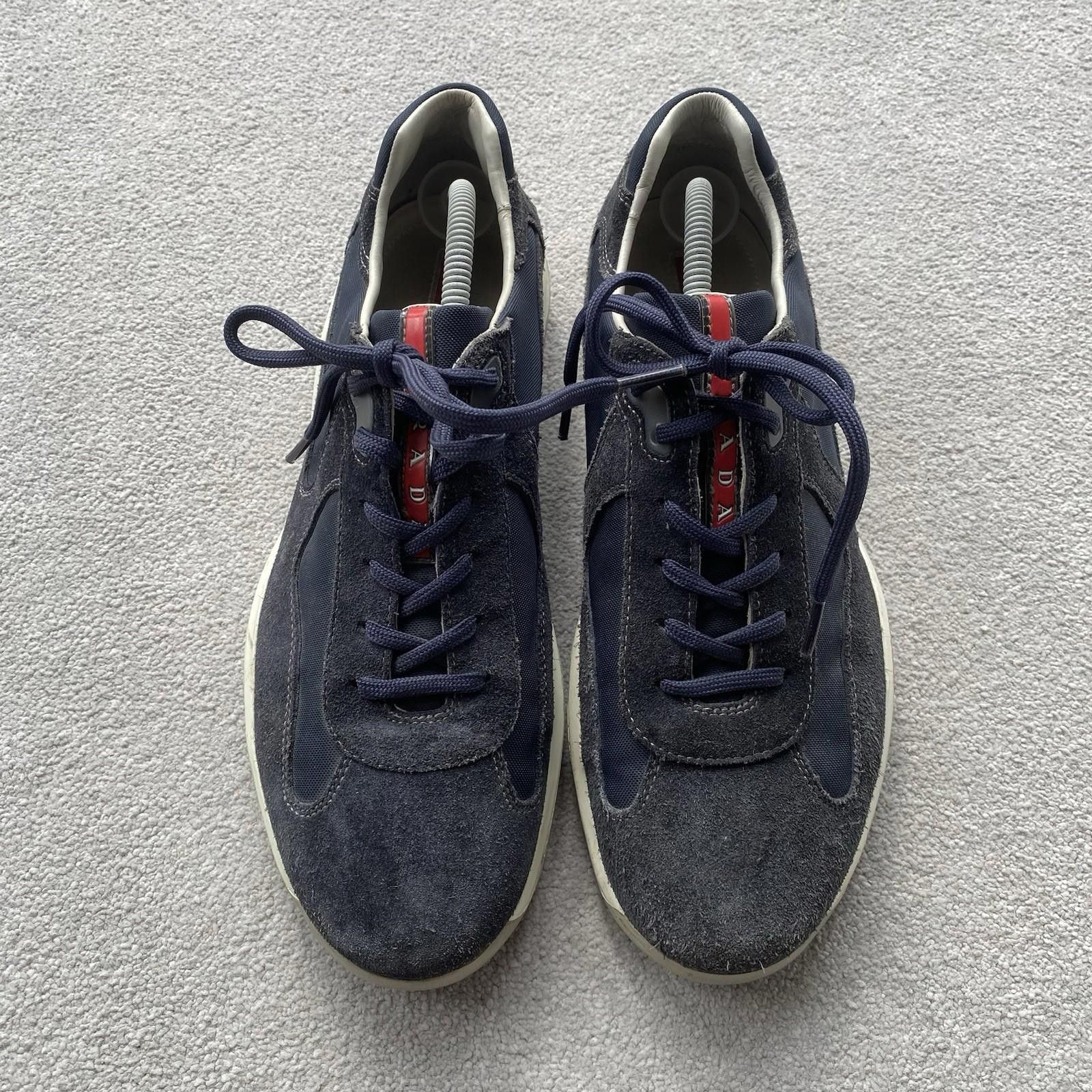 Prada Prada Navy America Cups Trainers Size UK8.5 Size US 9.5 / EU 42-43 - 2 Thumbnail