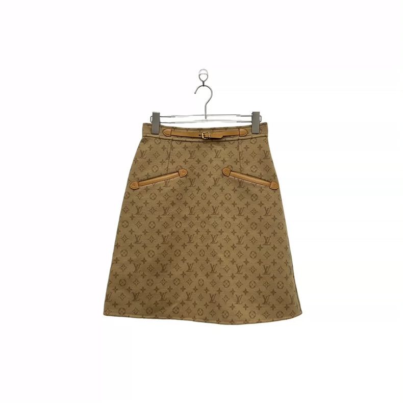 Louis Vuitton Louis Vuitton Full print woolen skirt Size 37" - 5 Thumbnail