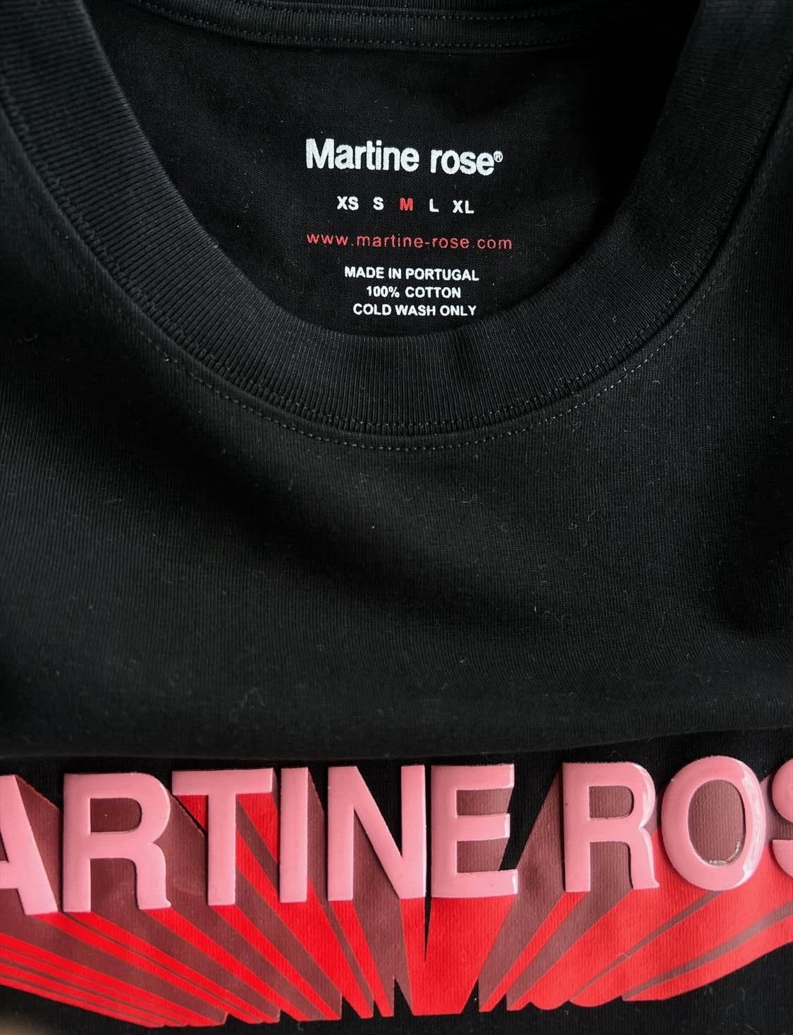 Martine Rose Martine rose logo tshirt Size US M / EU 48-50 / 2 - 9 Thumbnail