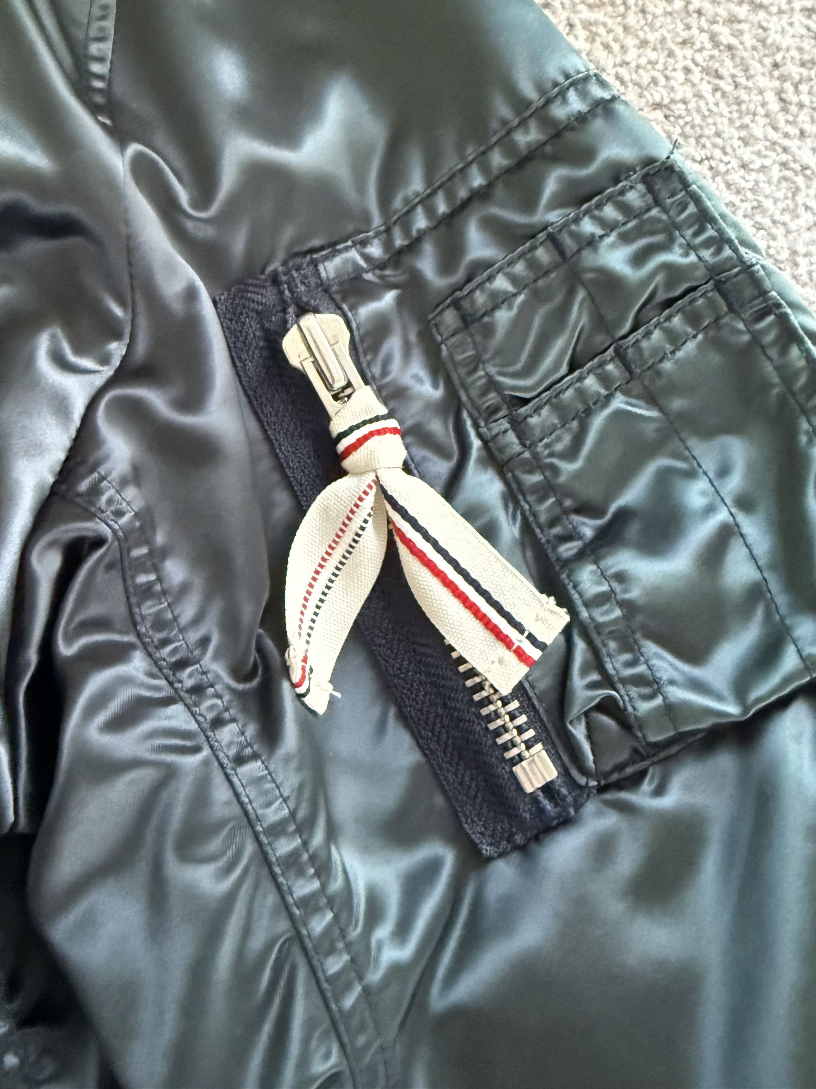 Maison Kitsune Satin Bomber Jacket Size US S / EU 44-46 / 1 - 5 Thumbnail