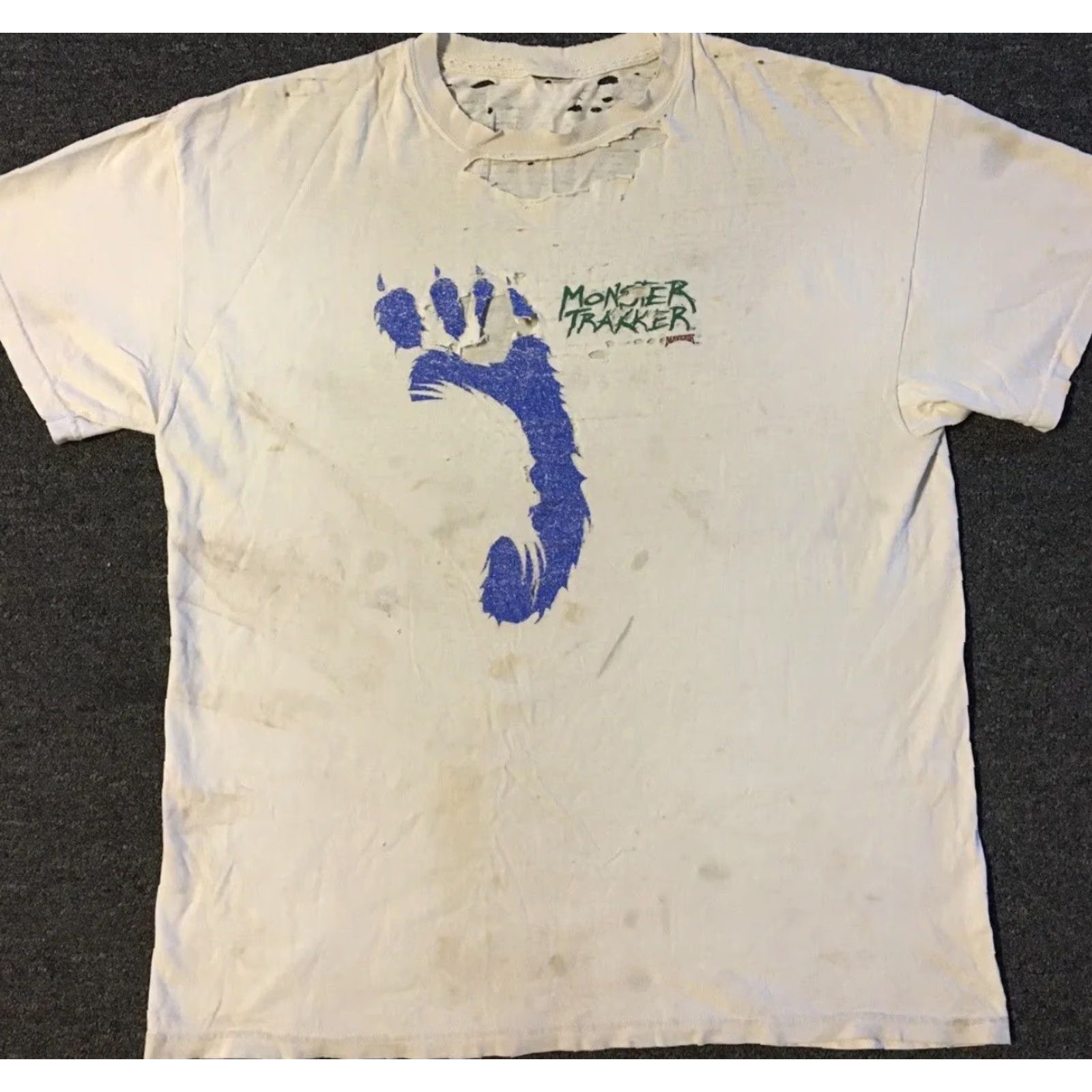 Thrasher Vtg Maverik Monster Tracker Truck Thrashed Faded Shirt L Biker Grunge Punk Y2K Size US L / EU 52-54 / 3 - 2 Thumbnail