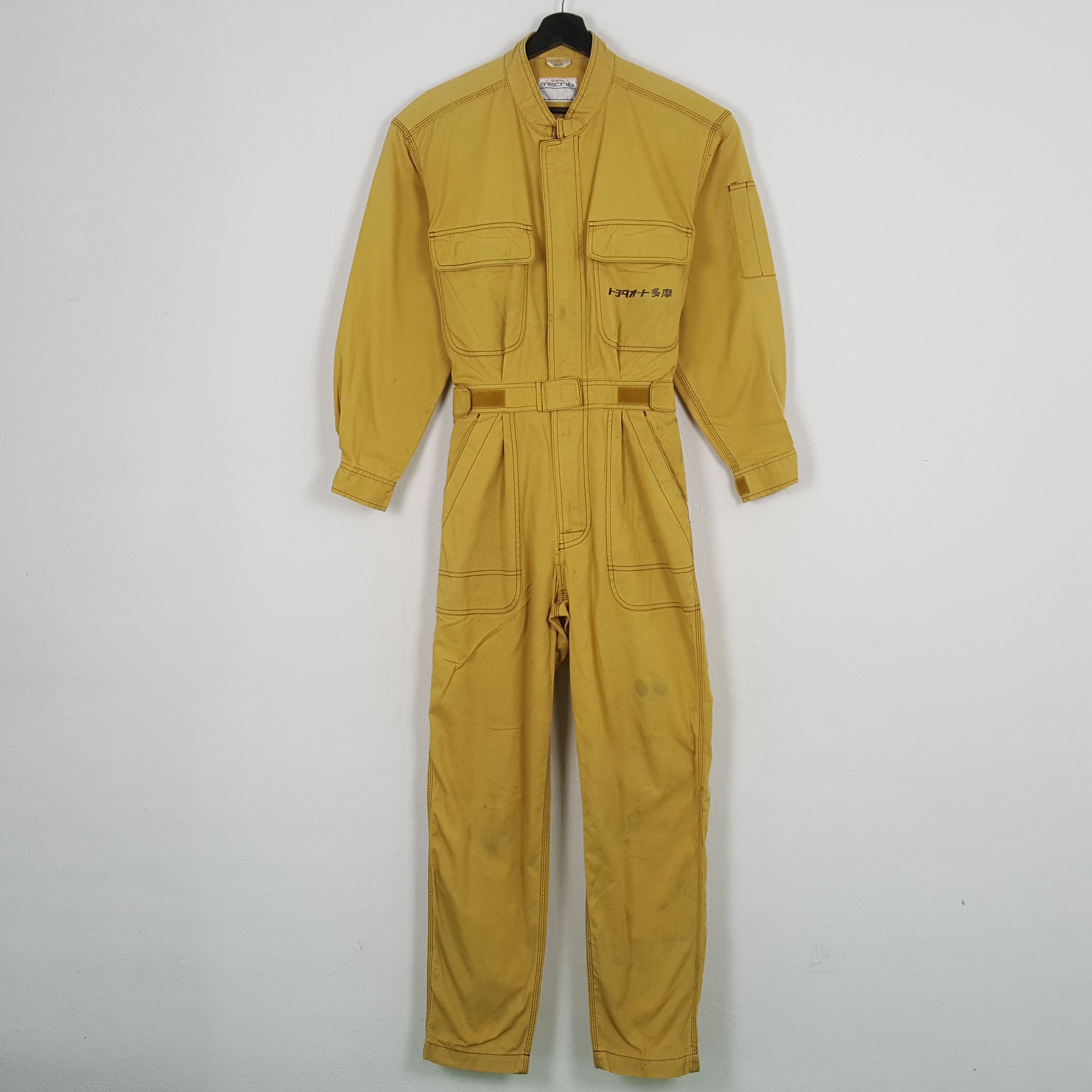 Vintage Toyota Tecno Japanese Motorsports Coverall Jacket C300N10 Size US XS / EU 42 / 0 - 4 Thumbnail