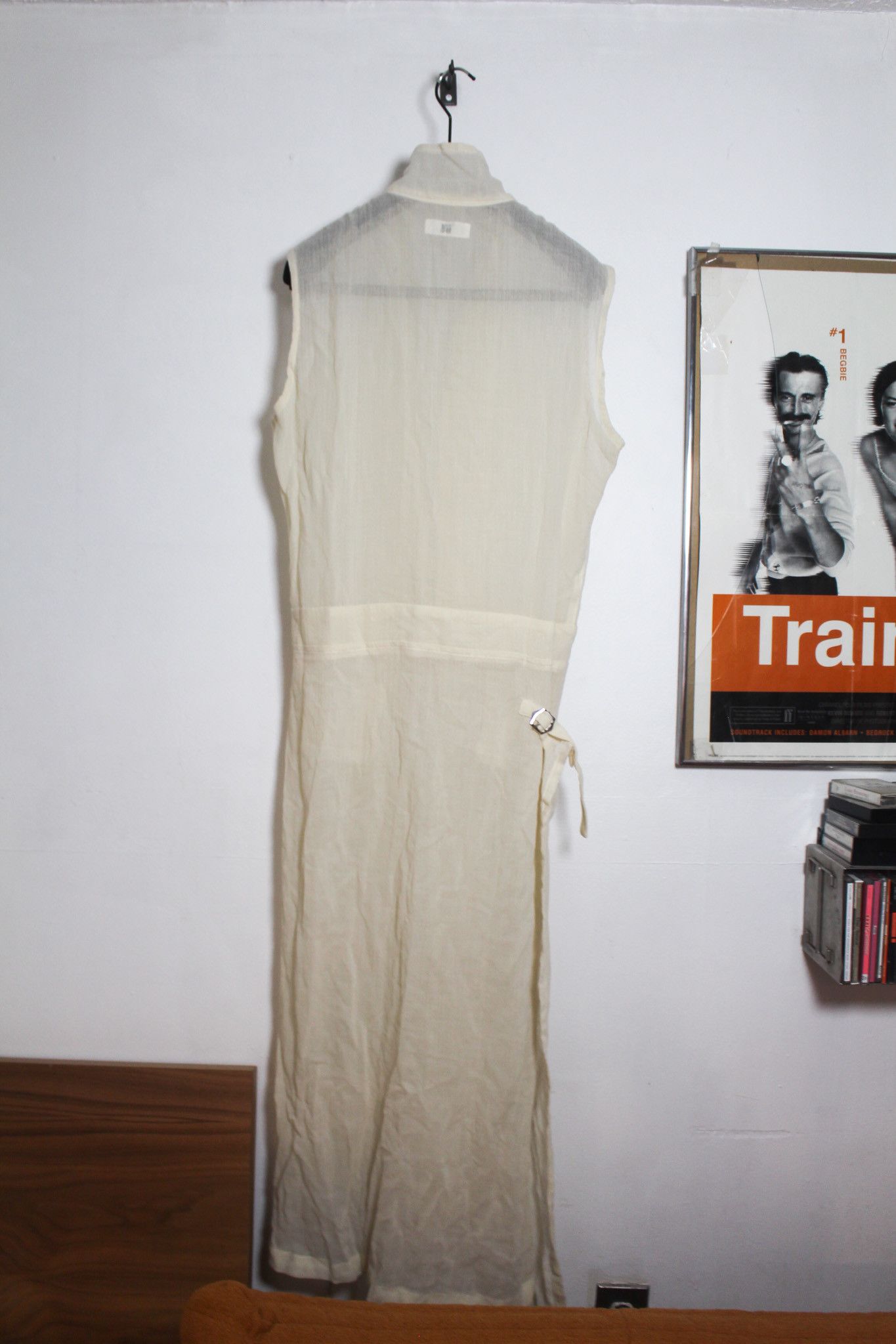Yohji Yamamoto Y's translucent wool strapped sleeveless dress Size M / US 6-8 / IT 42-44 - 7 Thumbnail