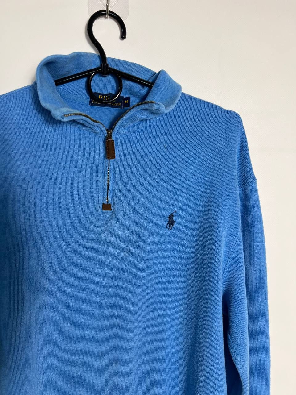 Polo Ralph Lauren × Vintage Mens Vintage Polo Ralph Lauren 1/3 zip sweatshirt rare Size US L / EU 52-54 / 3 - 1 Thumbnail