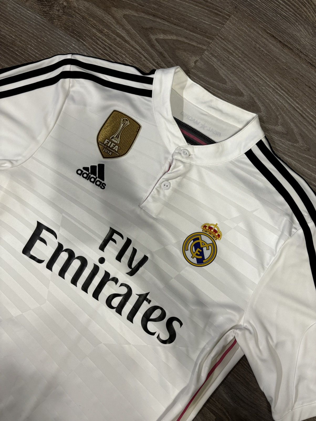 Adidas Adidas REAL MADRID 2014 2015 HOME SHIRT SOCCER Jersey Size US M / EU 48-50 / 2 - 3 Thumbnail