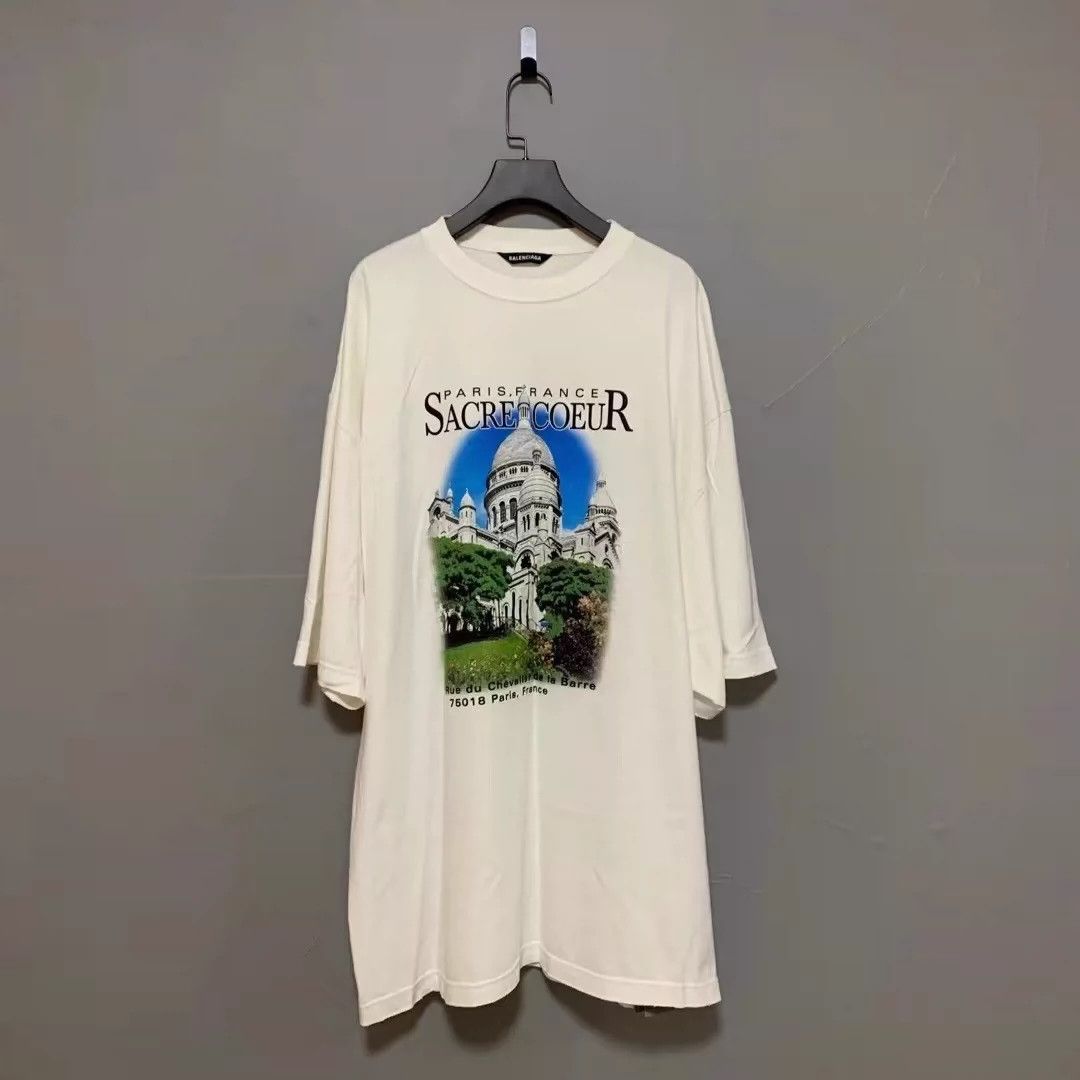 Balenciaga Balenciaga new church white short sleeved shirt Size US S / EU 44-46 / 1 - 1 Thumbnail