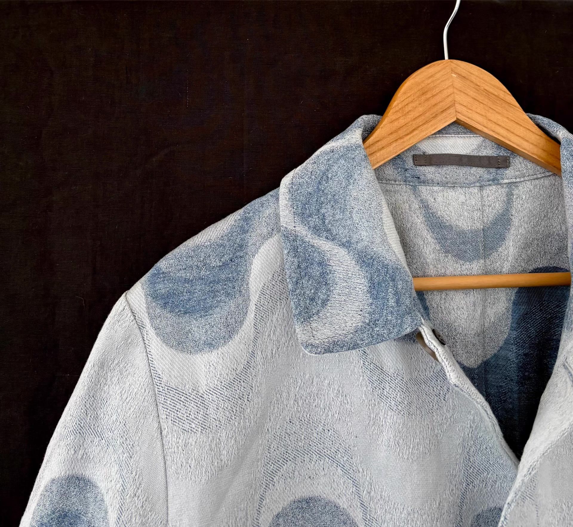 Dries Van Noten Dries Van Noten 2019SS Men's Wavy Pattern Trench Coat Ｑ21 Size US M / EU 48-50 / 2 - 5 Thumbnail