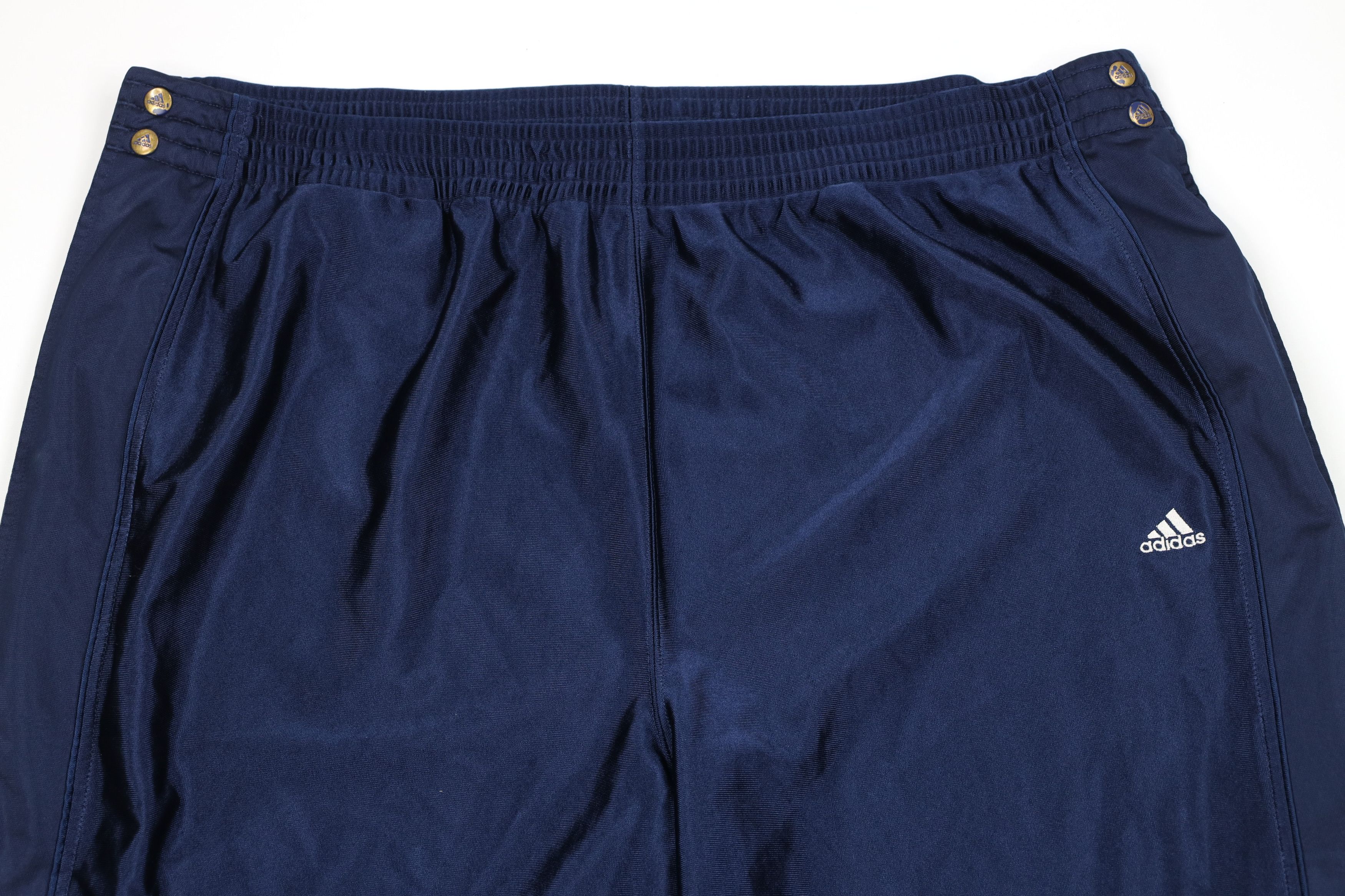 Adidas × Vintage Vtg Y2K 2003 Adidas Spell Out Wide Leg Tearaway Sweatpants Size US 40 / EU 56 - 2 Thumbnail