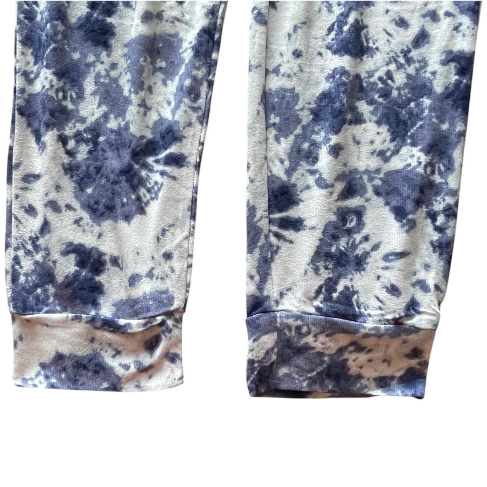 Other NWT Kikit Blue Tie Dye Lounge Pants Women’s LARGE Drawstring Size 36" / US 14 / IT 50 - 3 Thumbnail